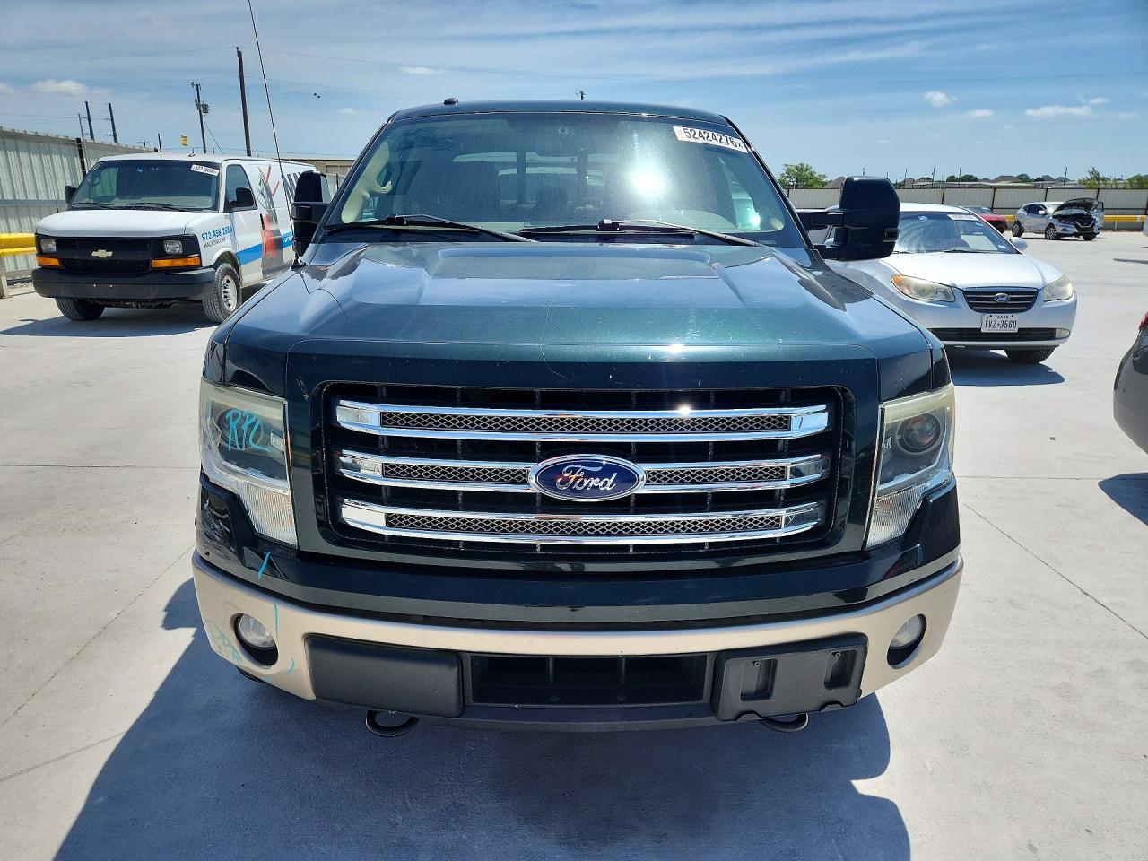 2014 Ford F150 Supercrew Green vin: 1FTFW1ET1EKF23086