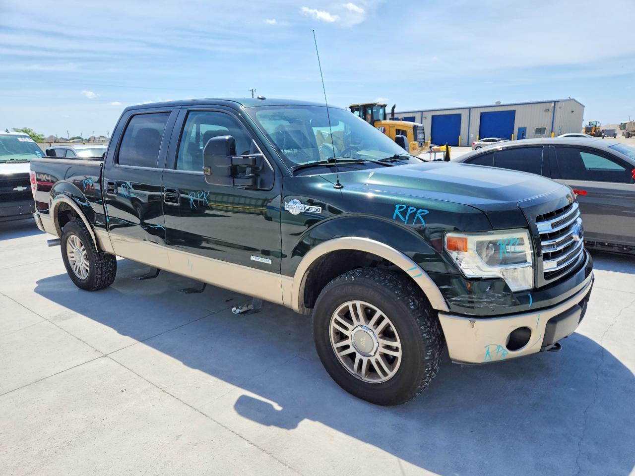 2014 Ford F150 Supercrew Green vin: 1FTFW1ET1EKF23086