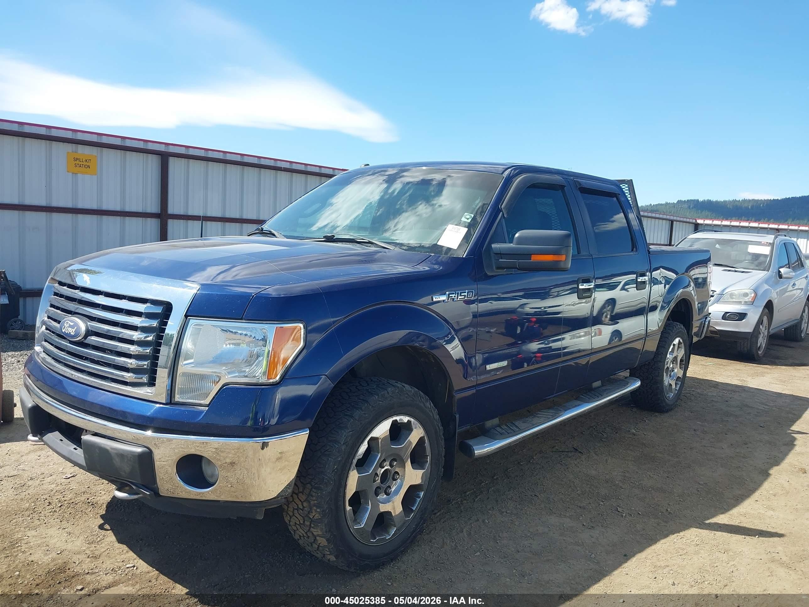 2011 Ford F-150 Xlt Blue vin: 1FTFW1ET2BFA52800