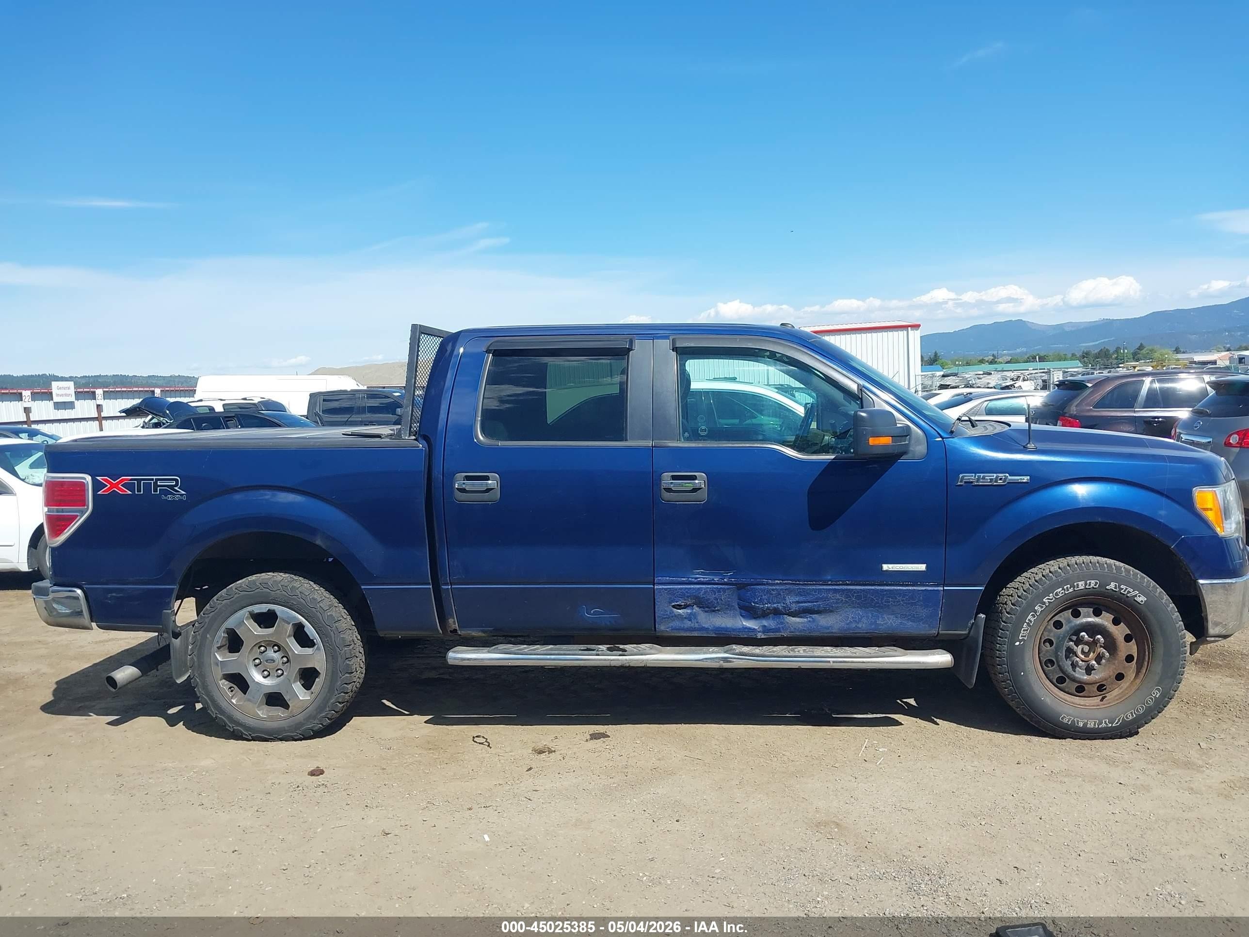 2011 Ford F-150 Xlt Blue vin: 1FTFW1ET2BFA52800