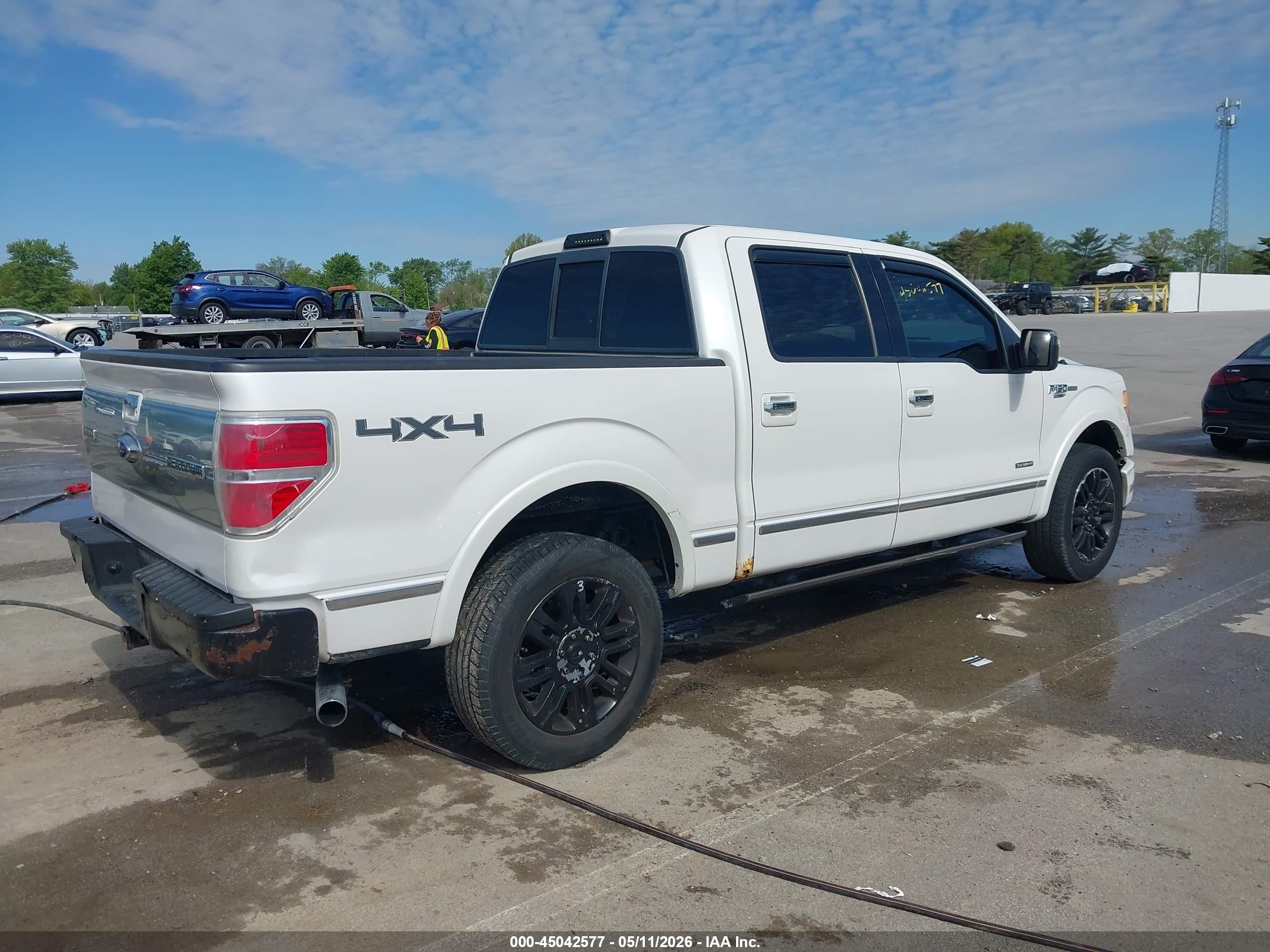 2011 Ford F-150 Platinum Белый vin: 1FTFW1ET2BFA84114