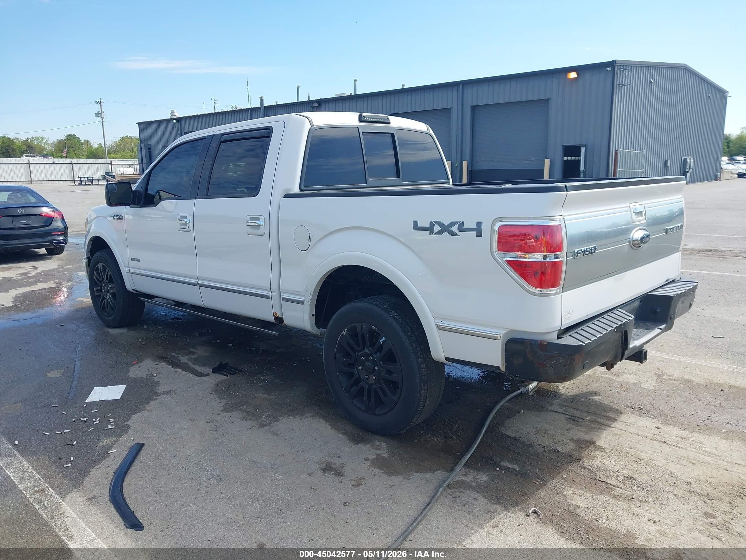 2011 Ford F-150 Platinum Белый vin: 1FTFW1ET2BFA84114