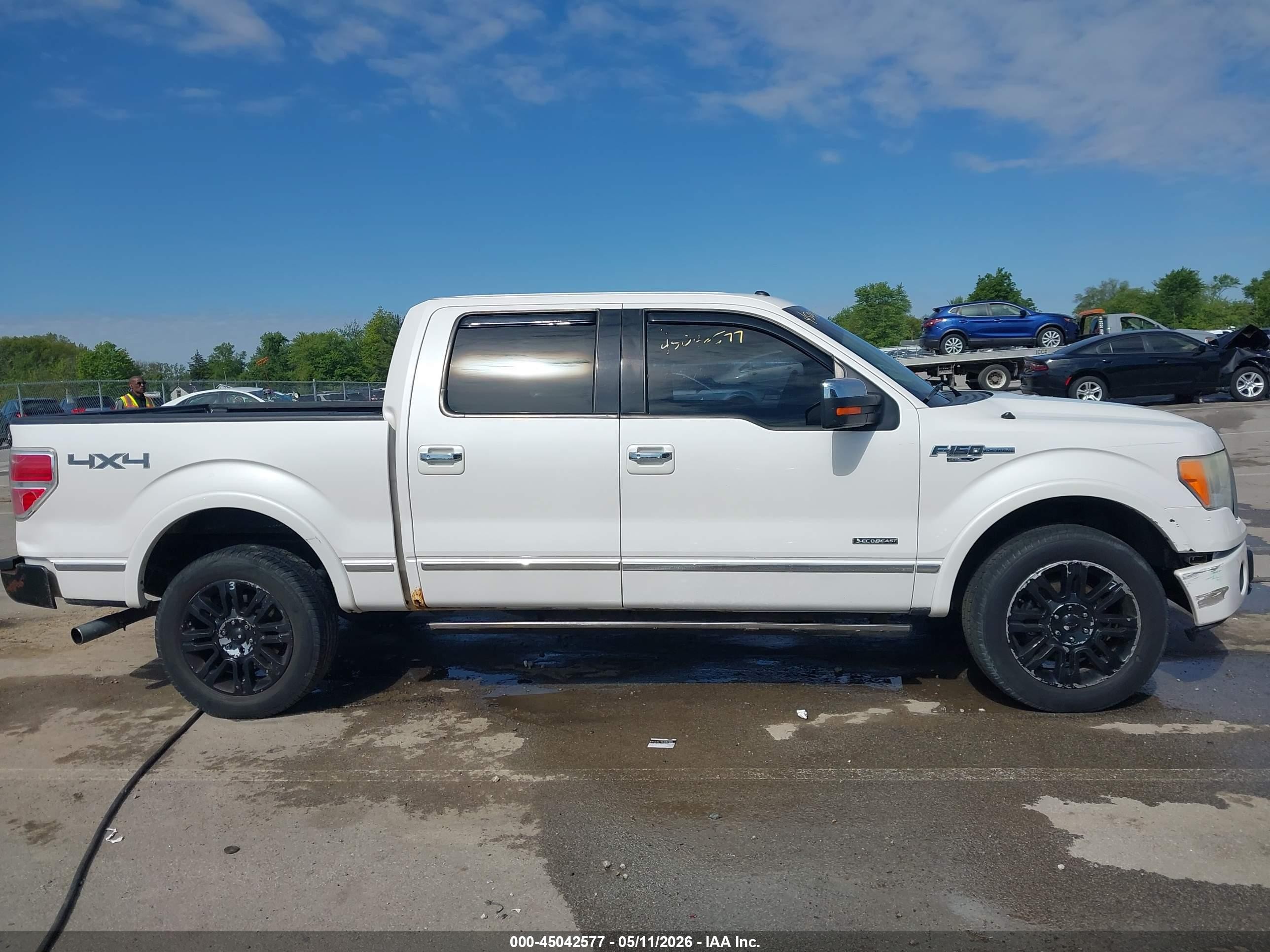 2011 Ford F-150 Platinum Белый vin: 1FTFW1ET2BFA84114