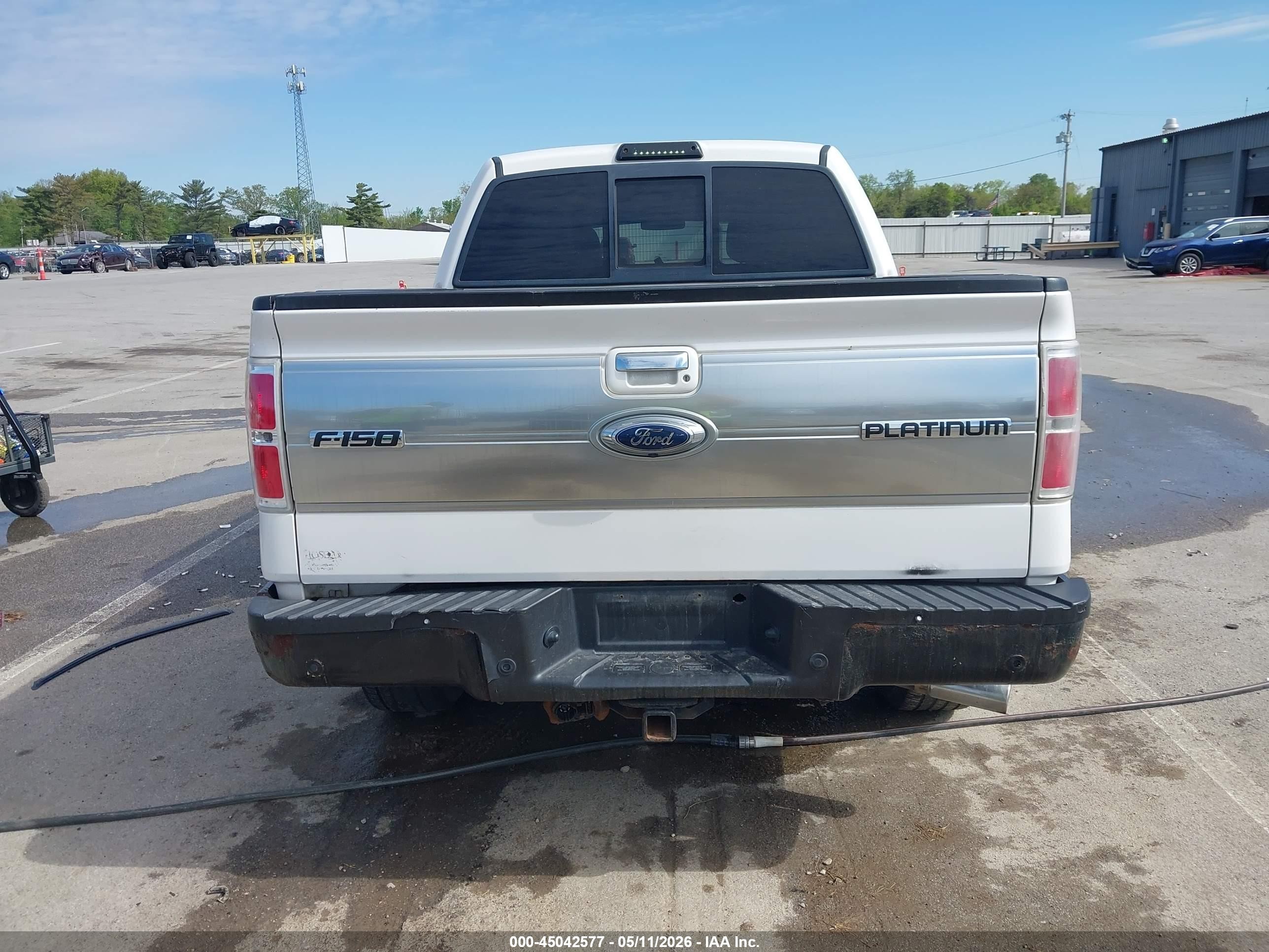 2011 Ford F-150 Platinum Белый vin: 1FTFW1ET2BFA84114