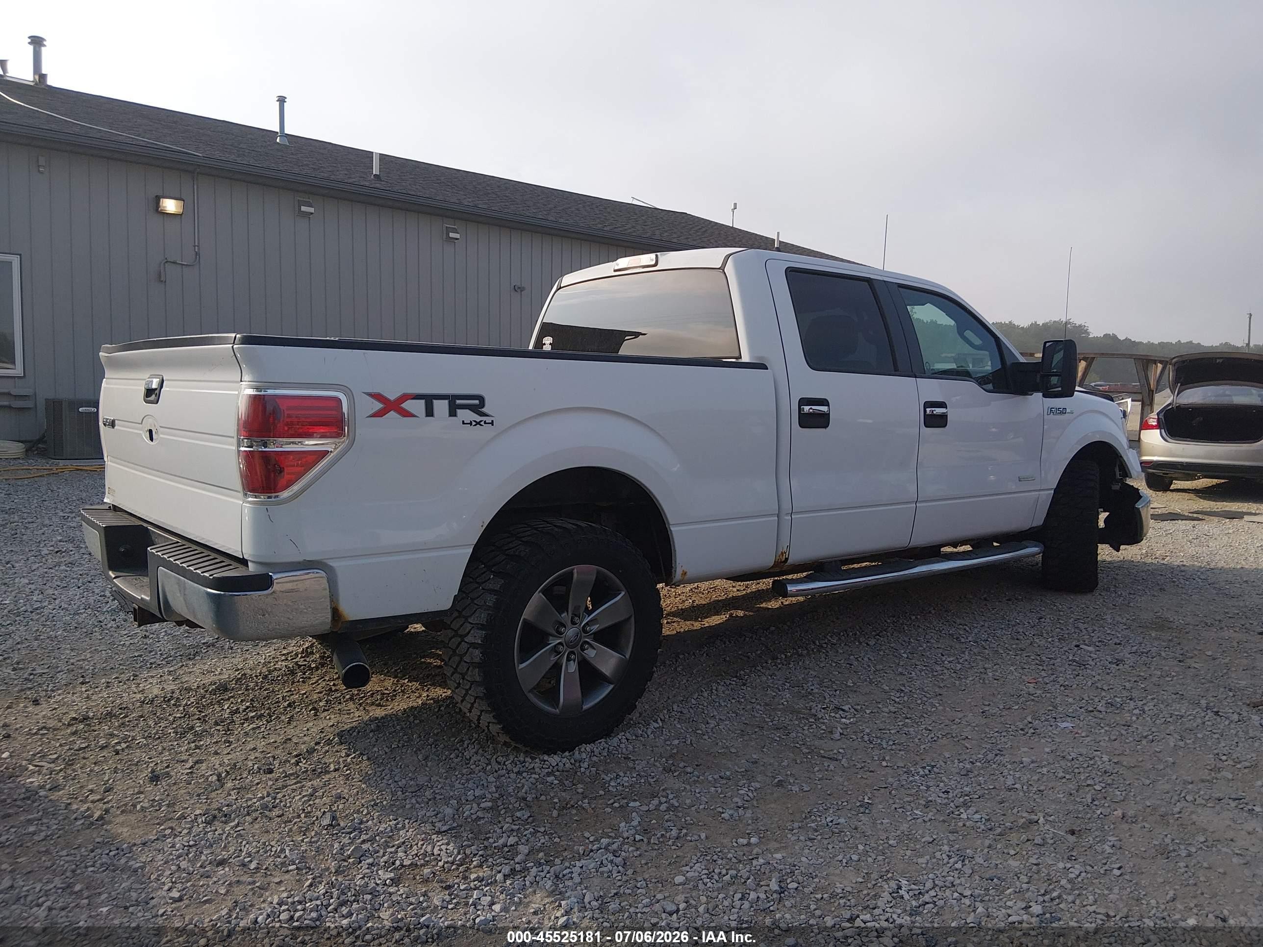 2011 Ford F-150 Fx4/king Ranch/lariat/platinum/xlt Белый vin: 1FTFW1ET2BFB34851