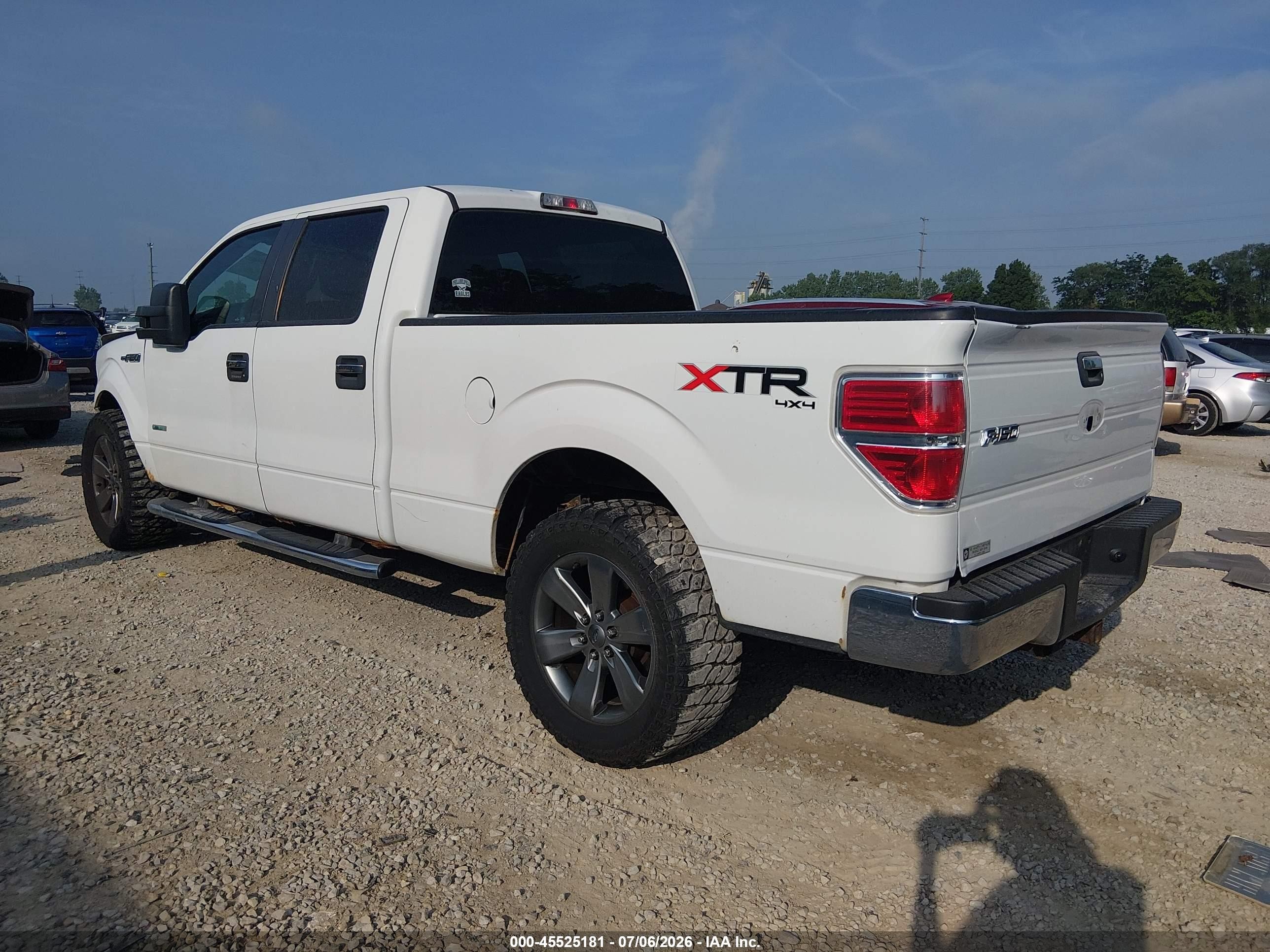 2011 Ford F-150 Fx4/king Ranch/lariat/platinum/xlt Белый vin: 1FTFW1ET2BFB34851