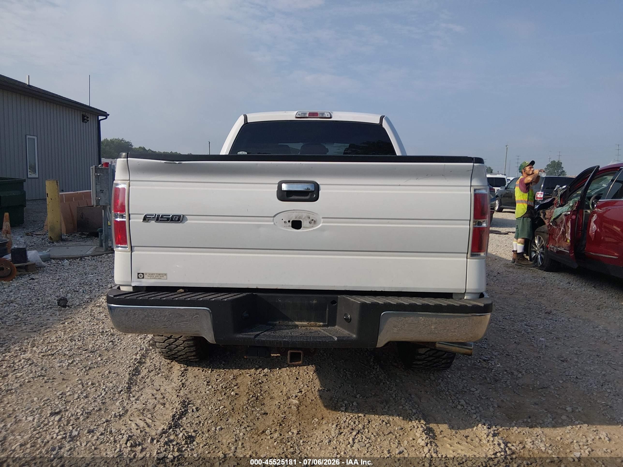 2011 Ford F-150 Fx4/king Ranch/lariat/platinum/xlt Белый vin: 1FTFW1ET2BFB34851