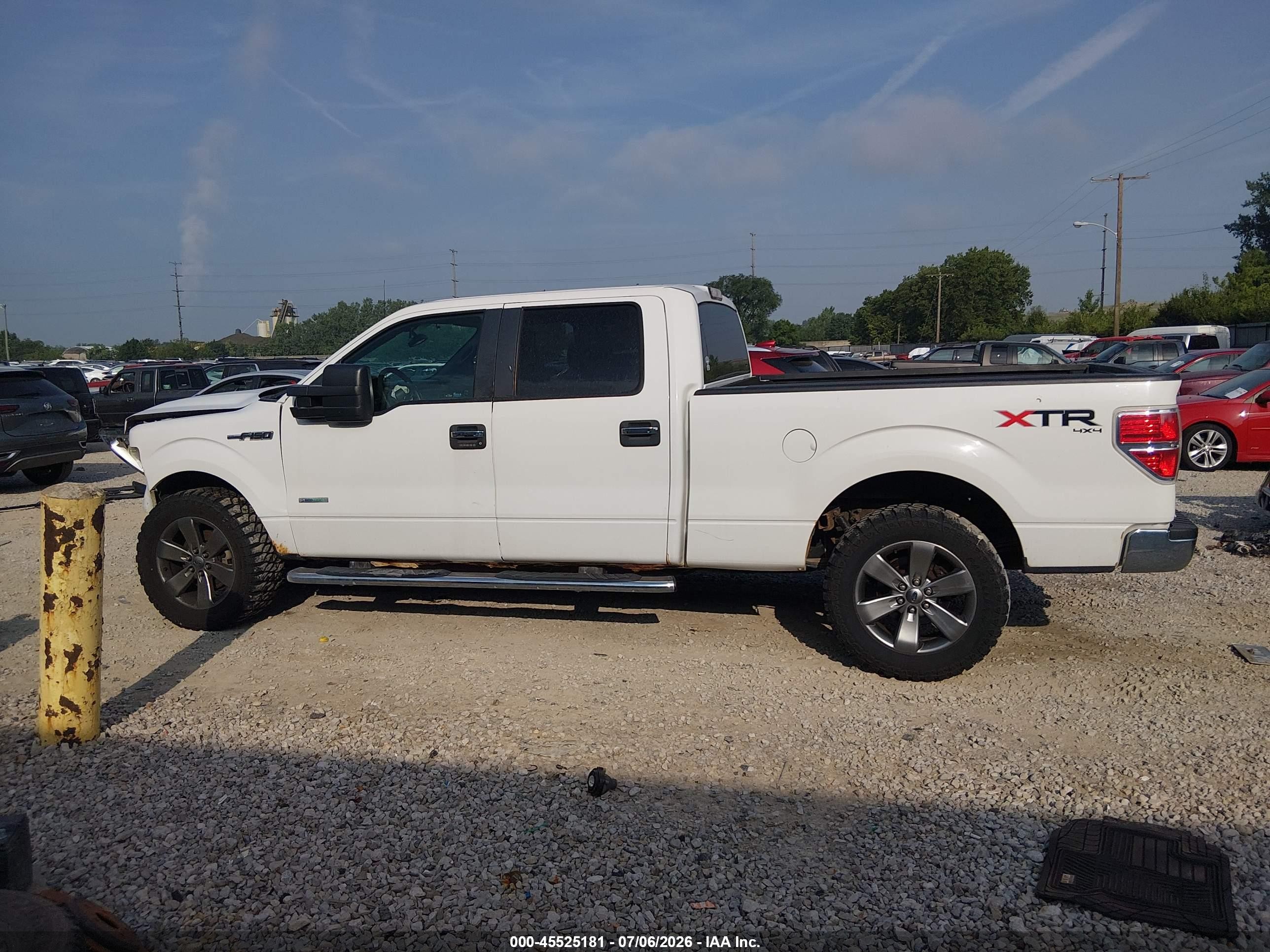 2011 Ford F-150 Fx4/king Ranch/lariat/platinum/xlt Белый vin: 1FTFW1ET2BFB34851