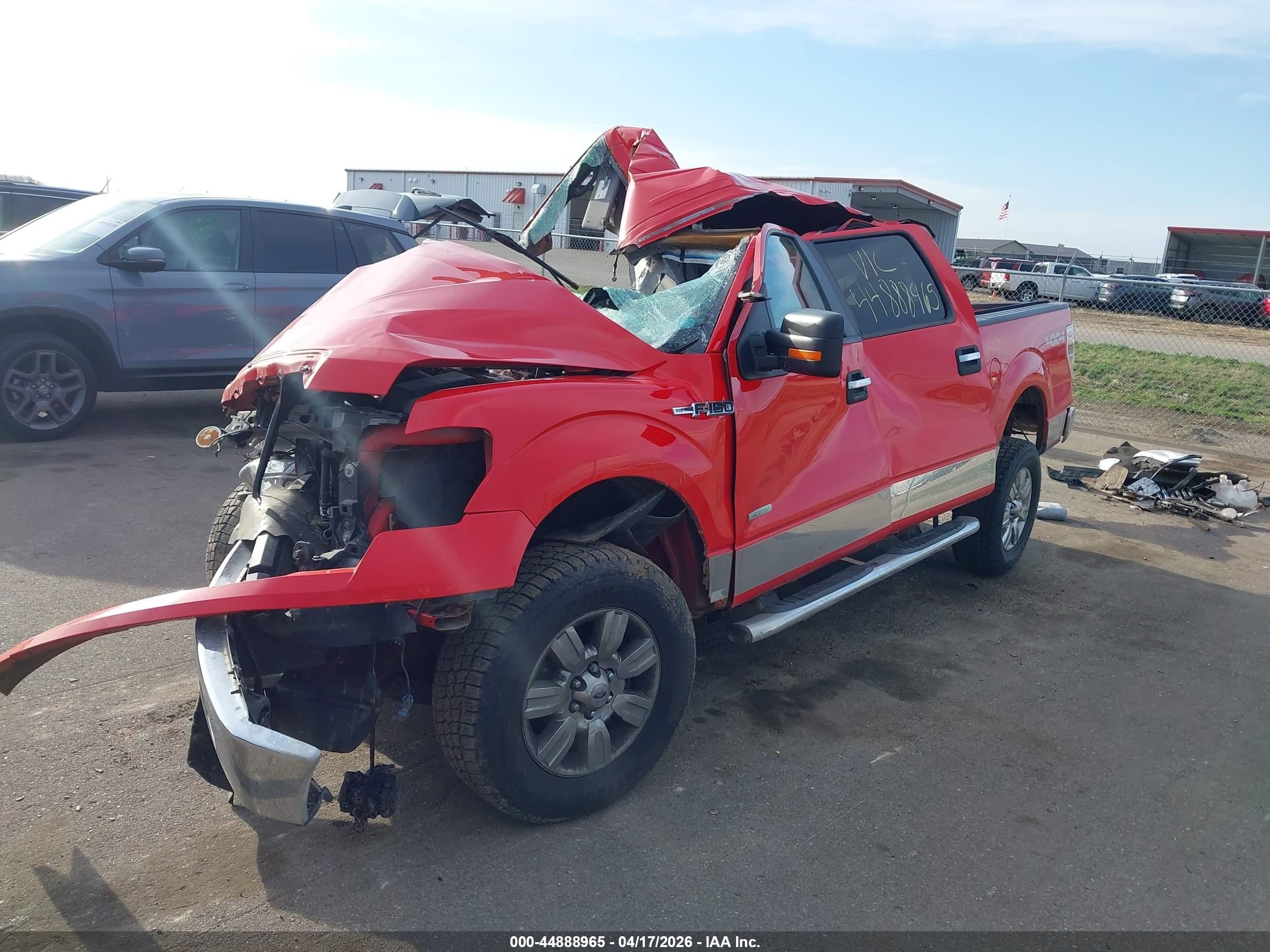 2011 Ford F-150 Xlt Красный vin: 1FTFW1ET2BFB57143