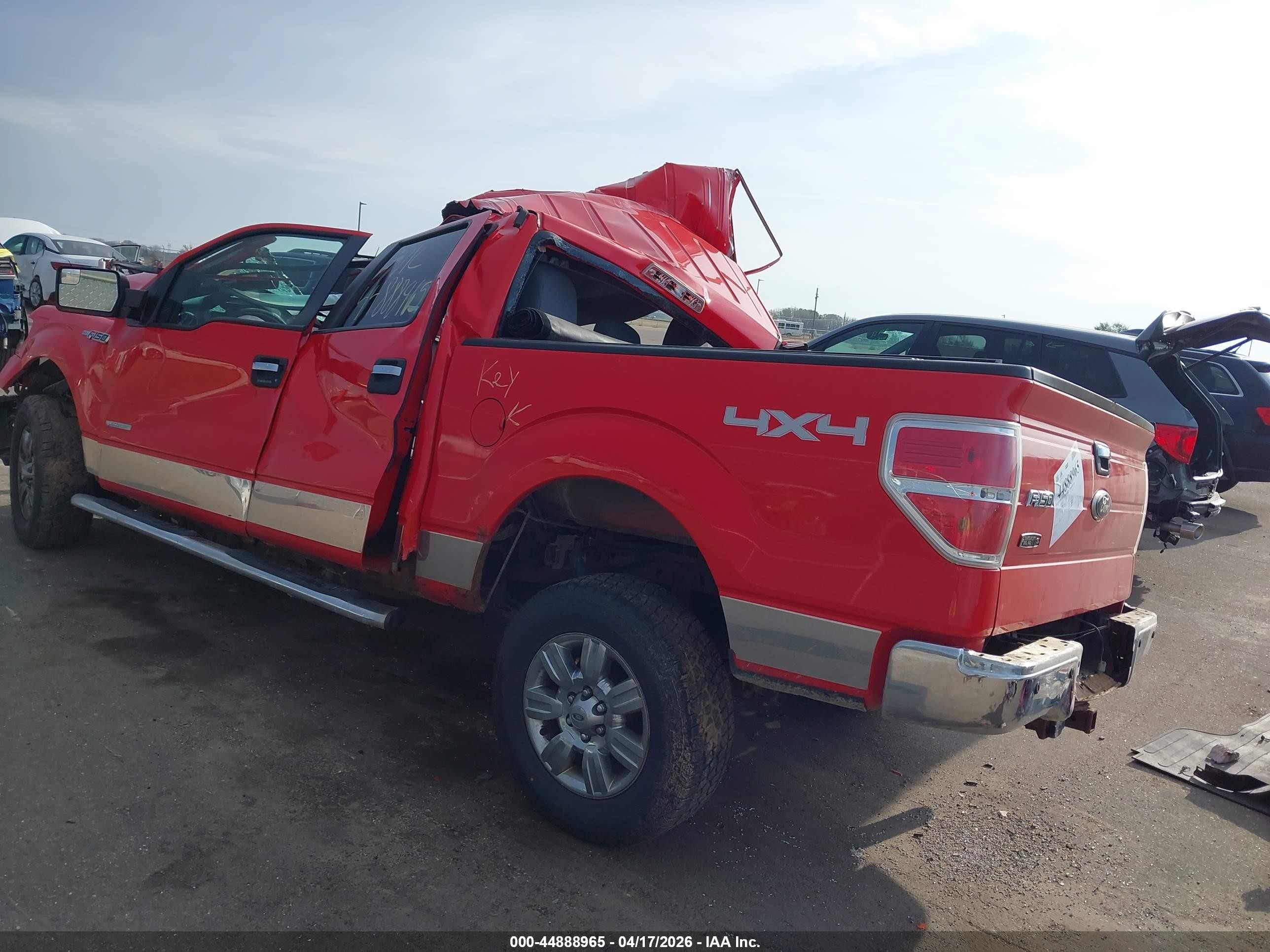 2011 Ford F-150 Xlt Красный vin: 1FTFW1ET2BFB57143