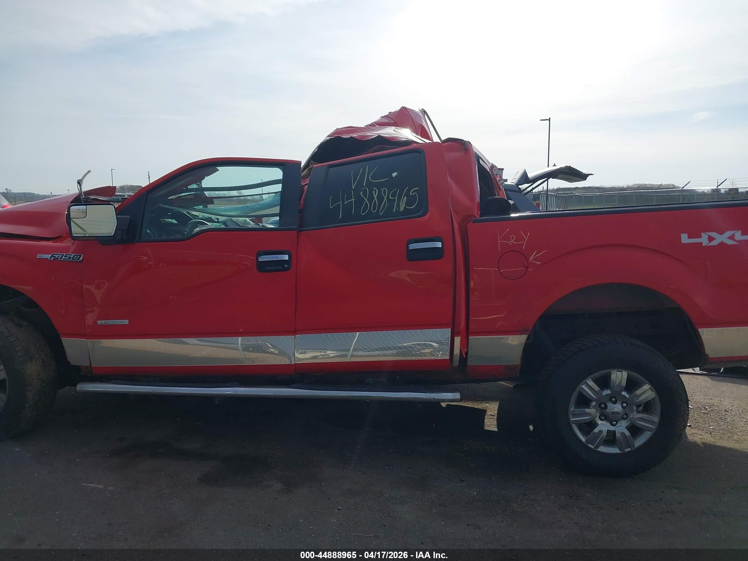 2011 Ford F-150 Xlt Красный vin: 1FTFW1ET2BFB57143