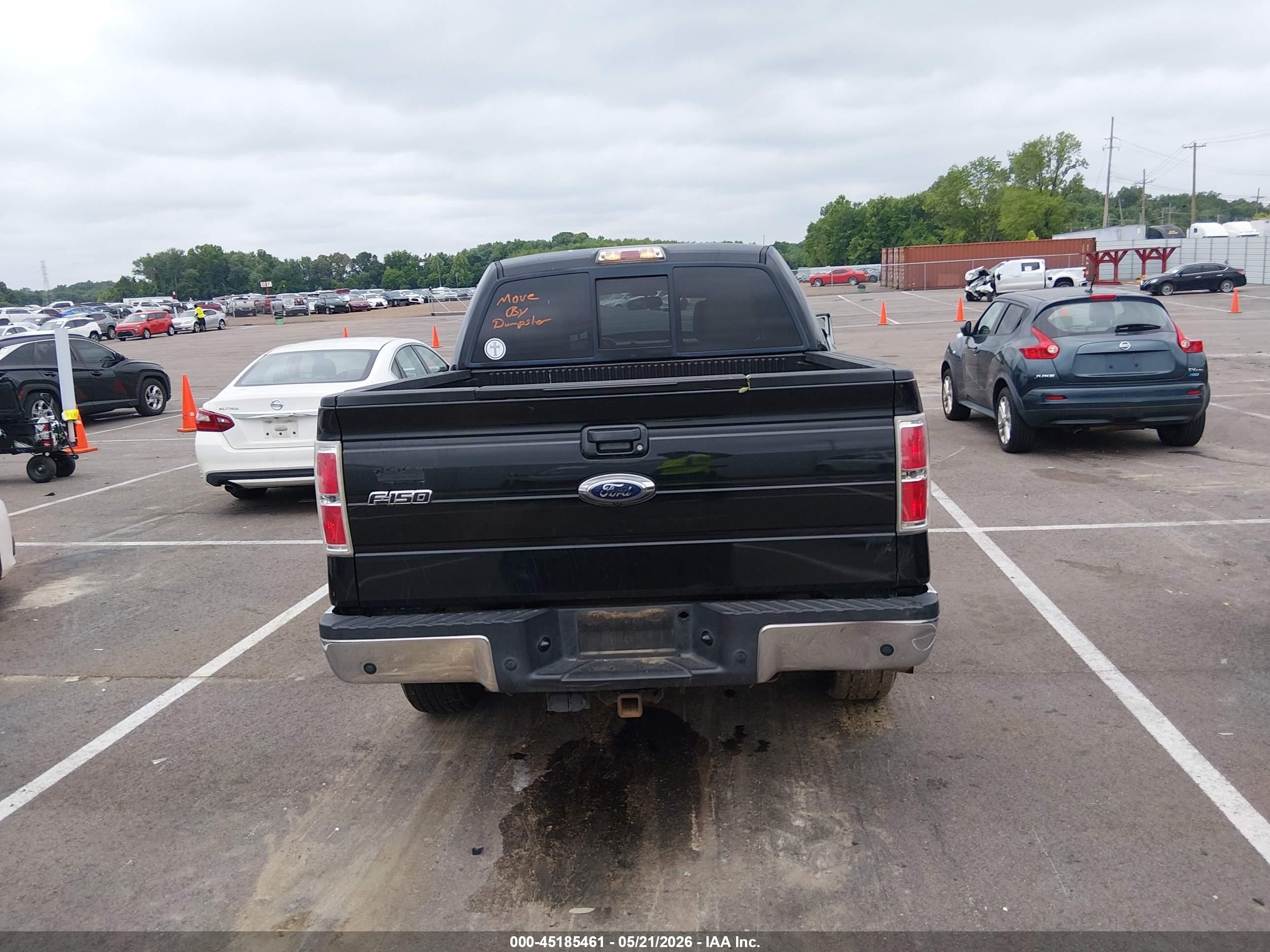 2011 Ford F-150 Lariat Black vin: 1FTFW1ET2BFB68594