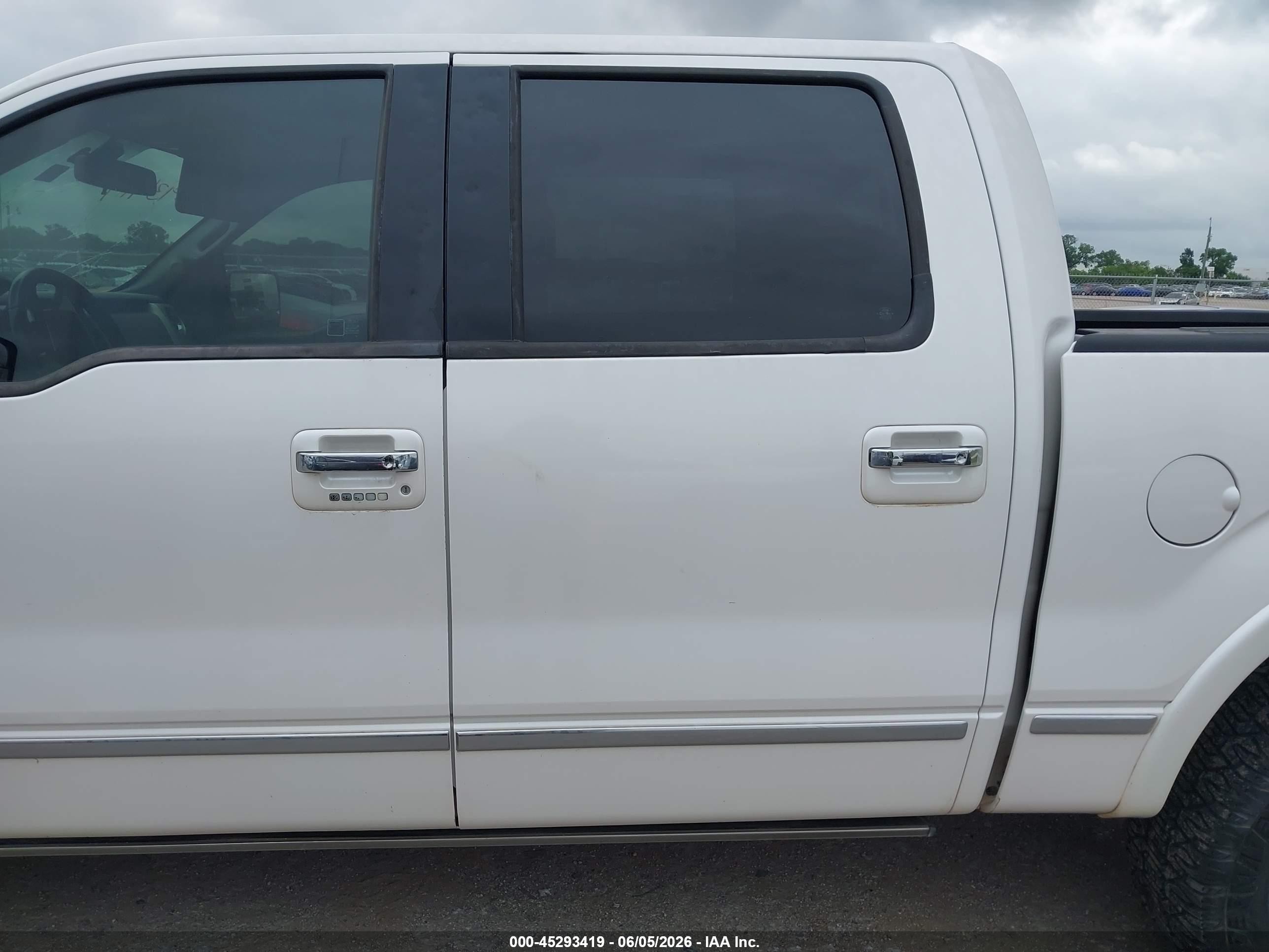 2012 Ford F-150 Platinum White vin: 1FTFW1ET2CFA12783