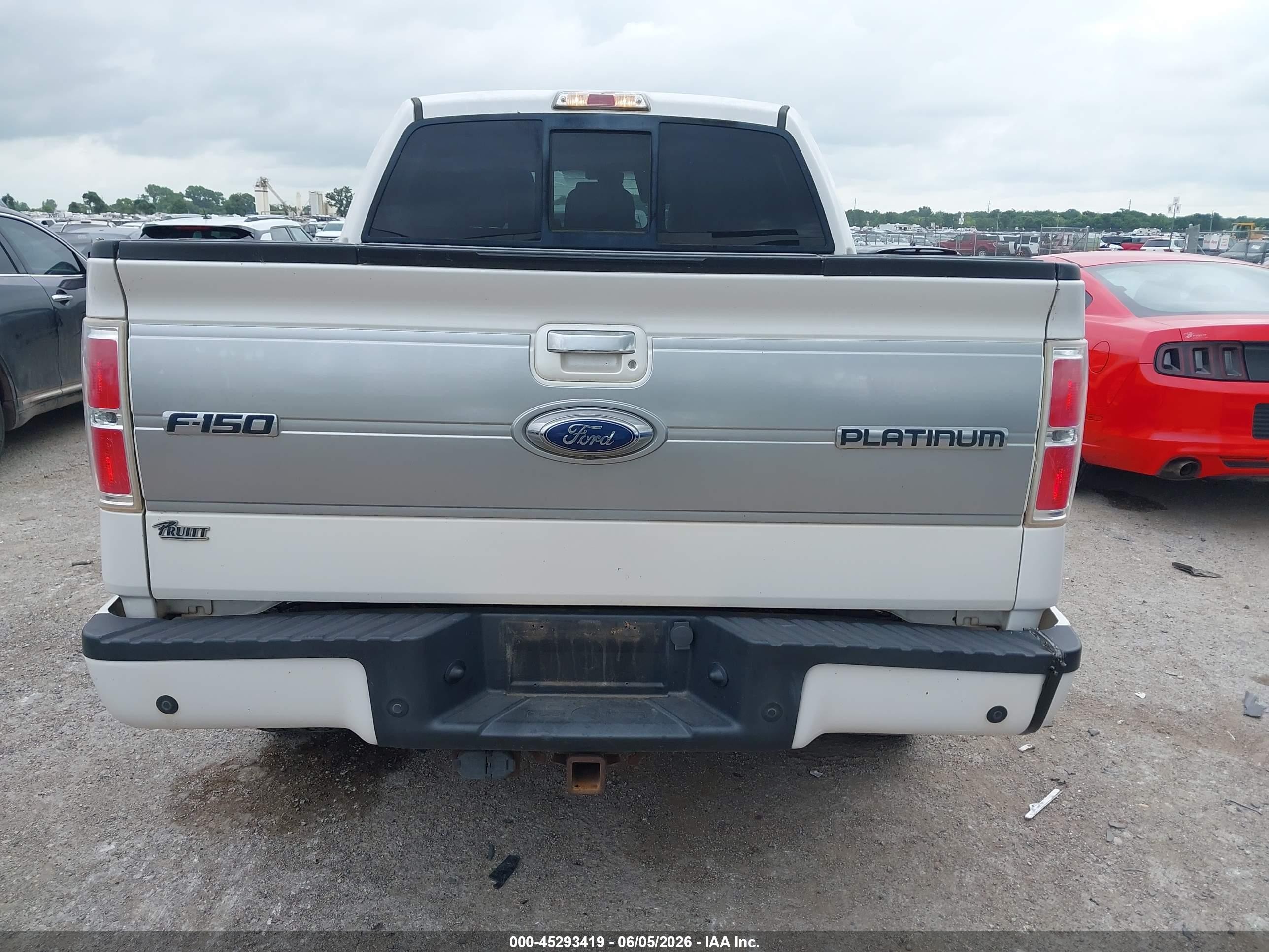2012 Ford F-150 Platinum White vin: 1FTFW1ET2CFA12783
