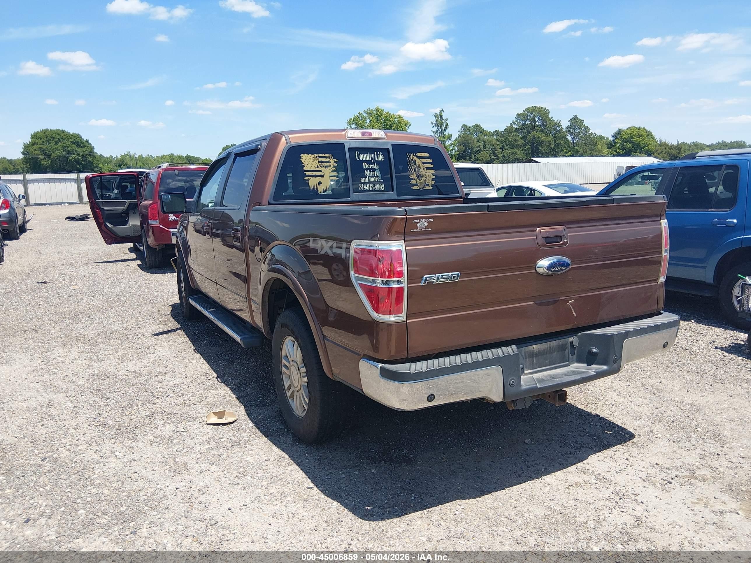 2012 Ford F-150 Fx4/king Ranch/lariat/platinum/xl/xlt Brown vin: 1FTFW1ET2CFA19734