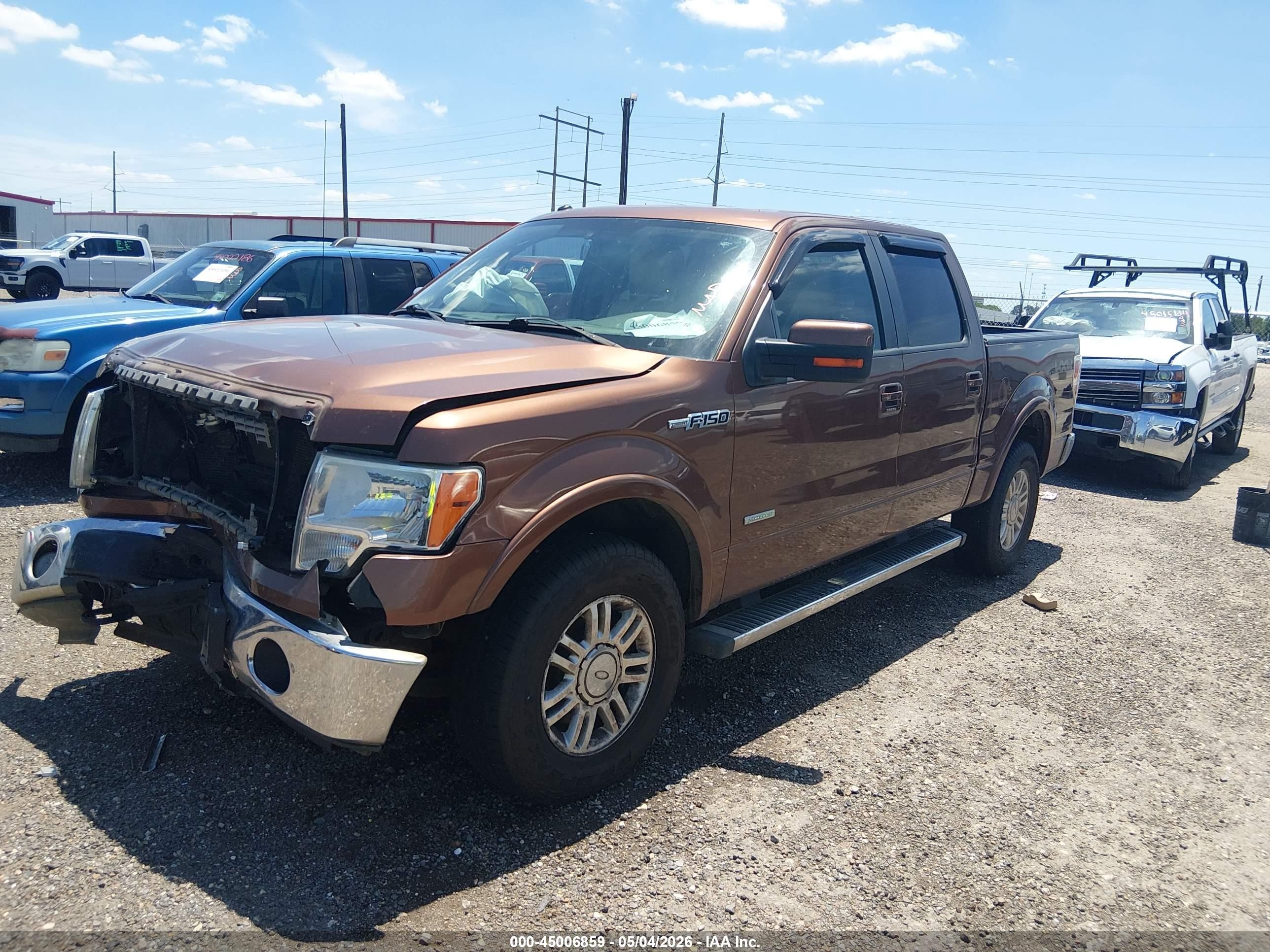 2012 Ford F-150 Fx4/king Ranch/lariat/platinum/xl/xlt Brown vin: 1FTFW1ET2CFA19734