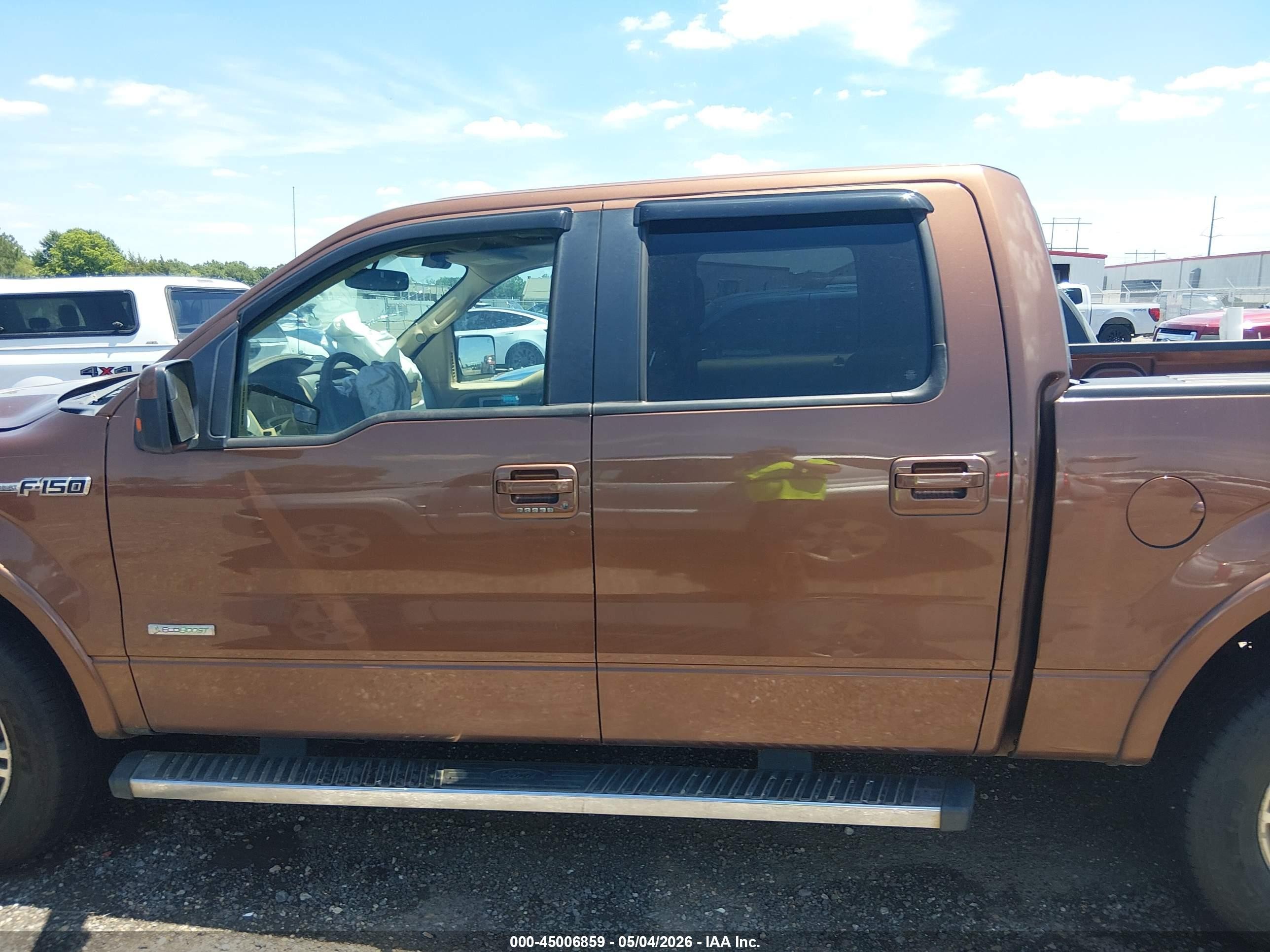2012 Ford F-150 Fx4/king Ranch/lariat/platinum/xl/xlt Brown vin: 1FTFW1ET2CFA19734