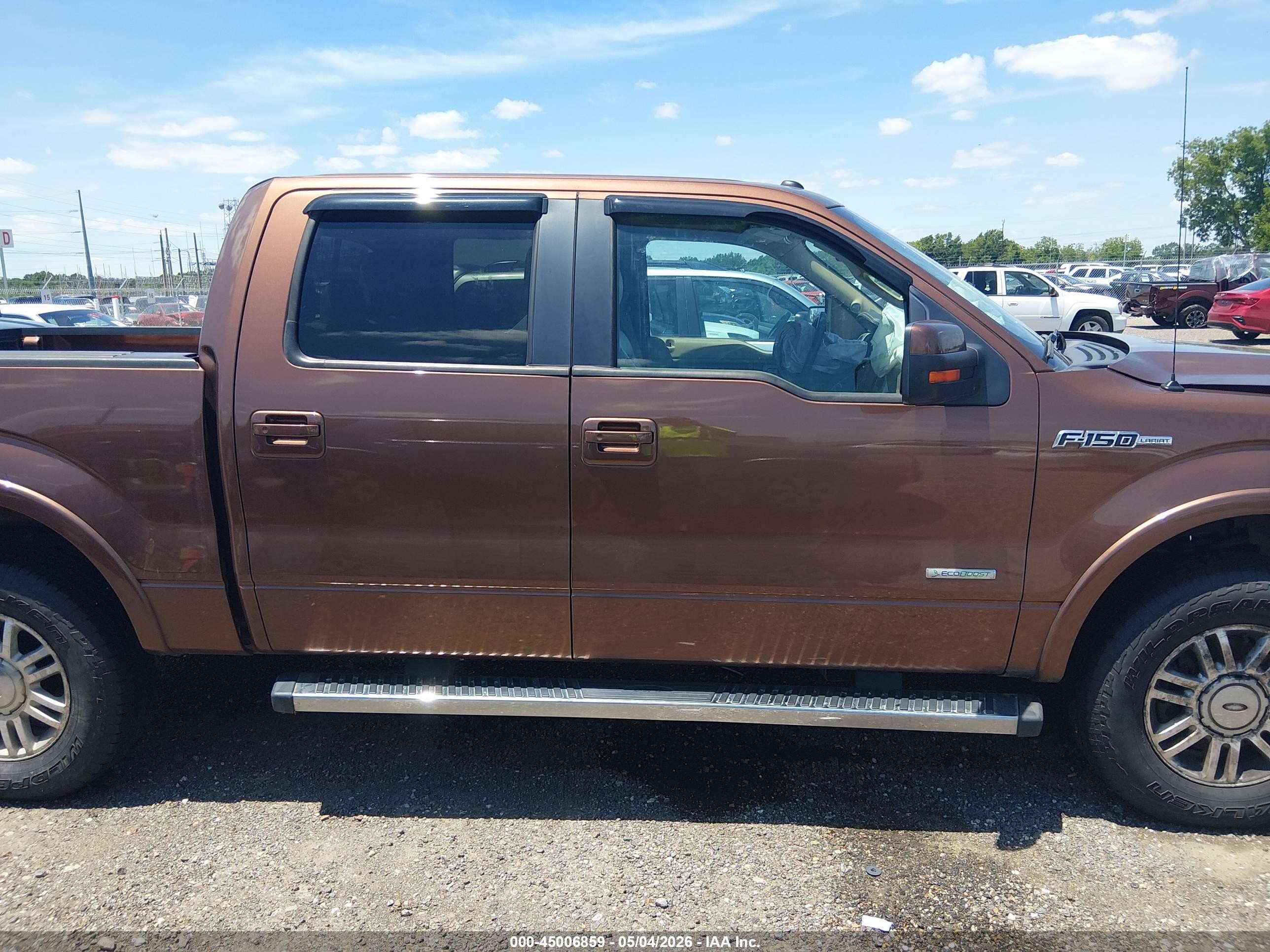 2012 Ford F-150 Fx4/king Ranch/lariat/platinum/xl/xlt Brown vin: 1FTFW1ET2CFA19734