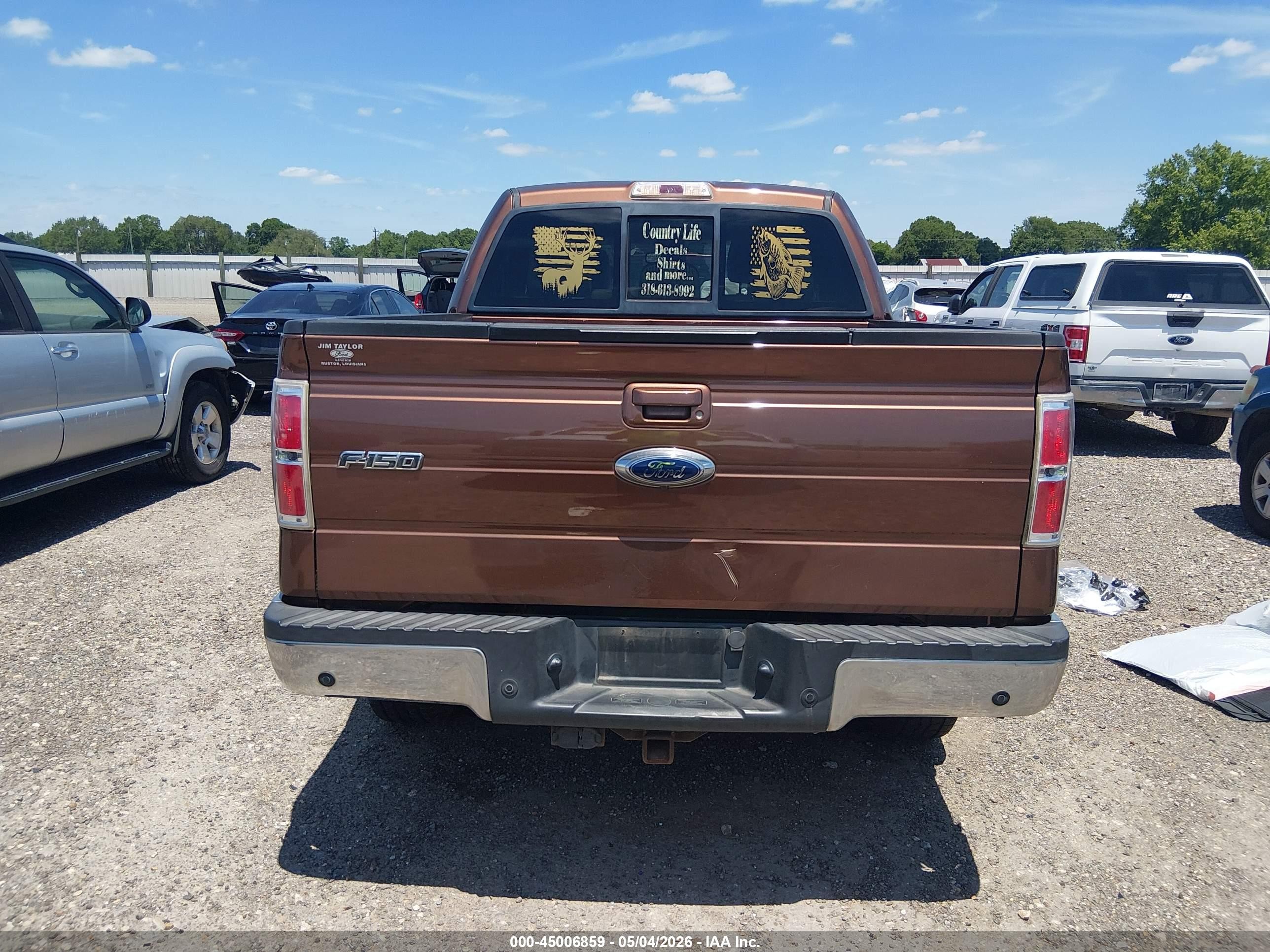 2012 Ford F-150 Fx4/king Ranch/lariat/platinum/xl/xlt Brown vin: 1FTFW1ET2CFA19734