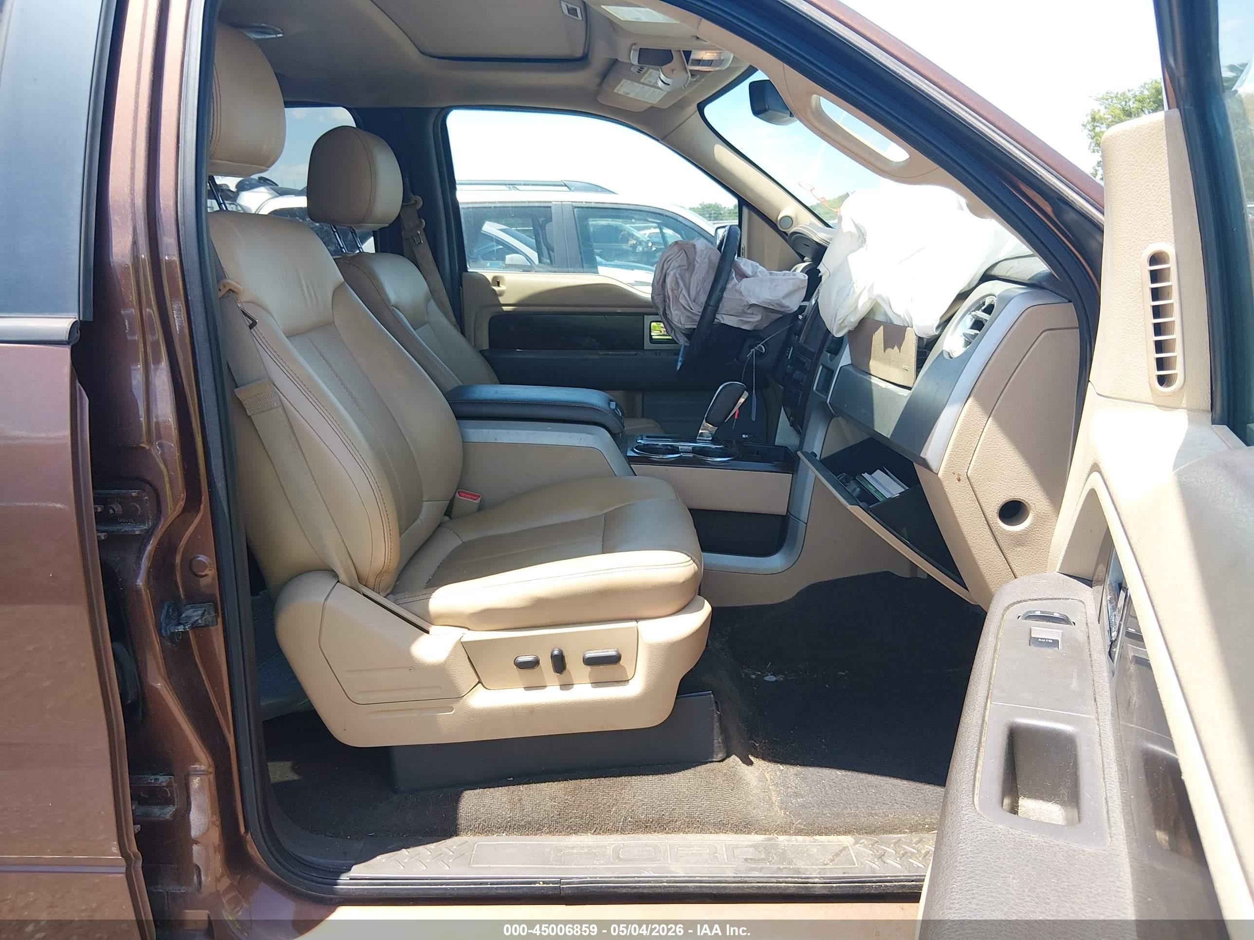 2012 Ford F-150 Fx4/king Ranch/lariat/platinum/xl/xlt Brown vin: 1FTFW1ET2CFA19734