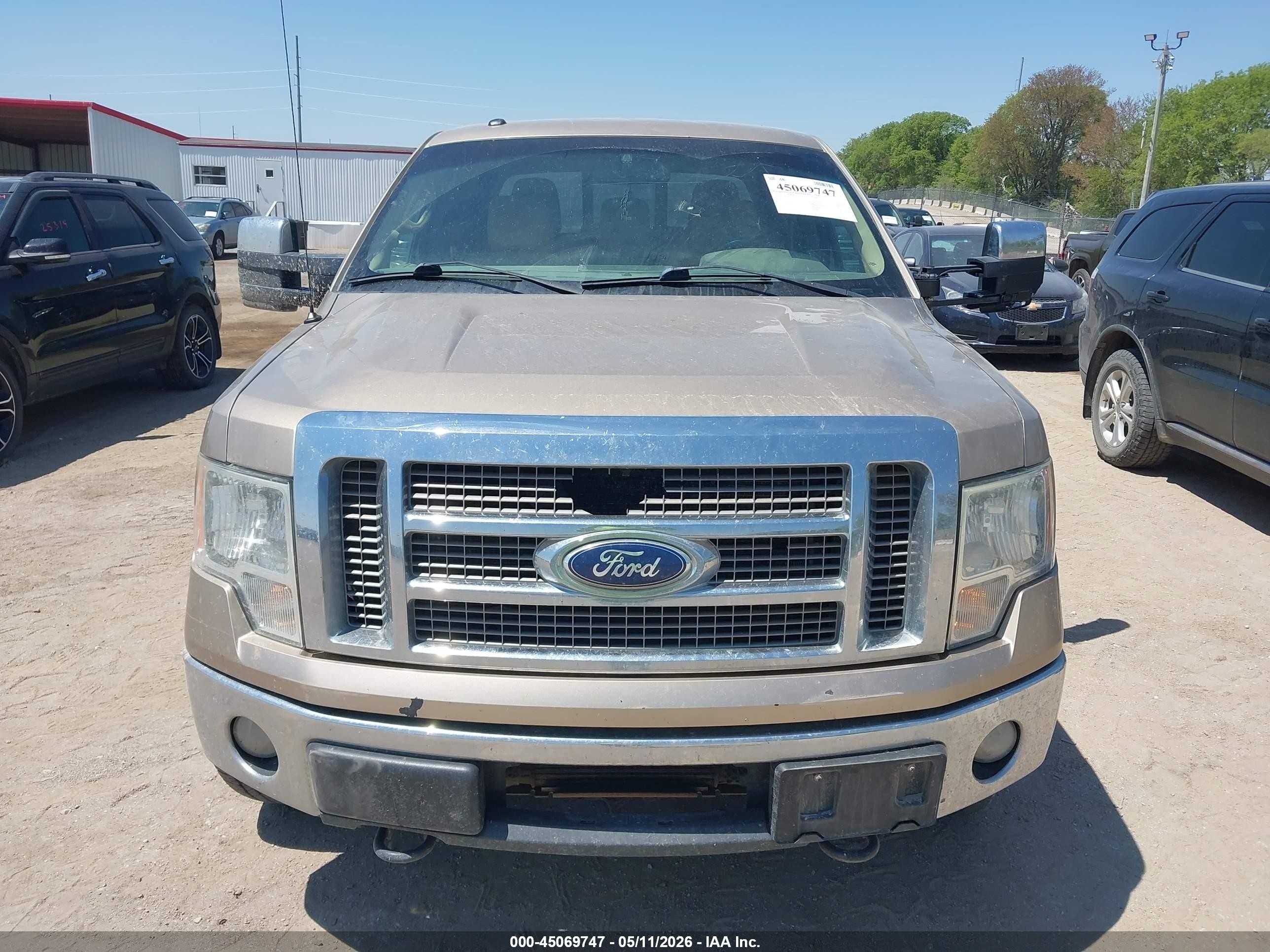 2012 Ford F-150 Lariat Beige vin: 1FTFW1ET2CFA25727