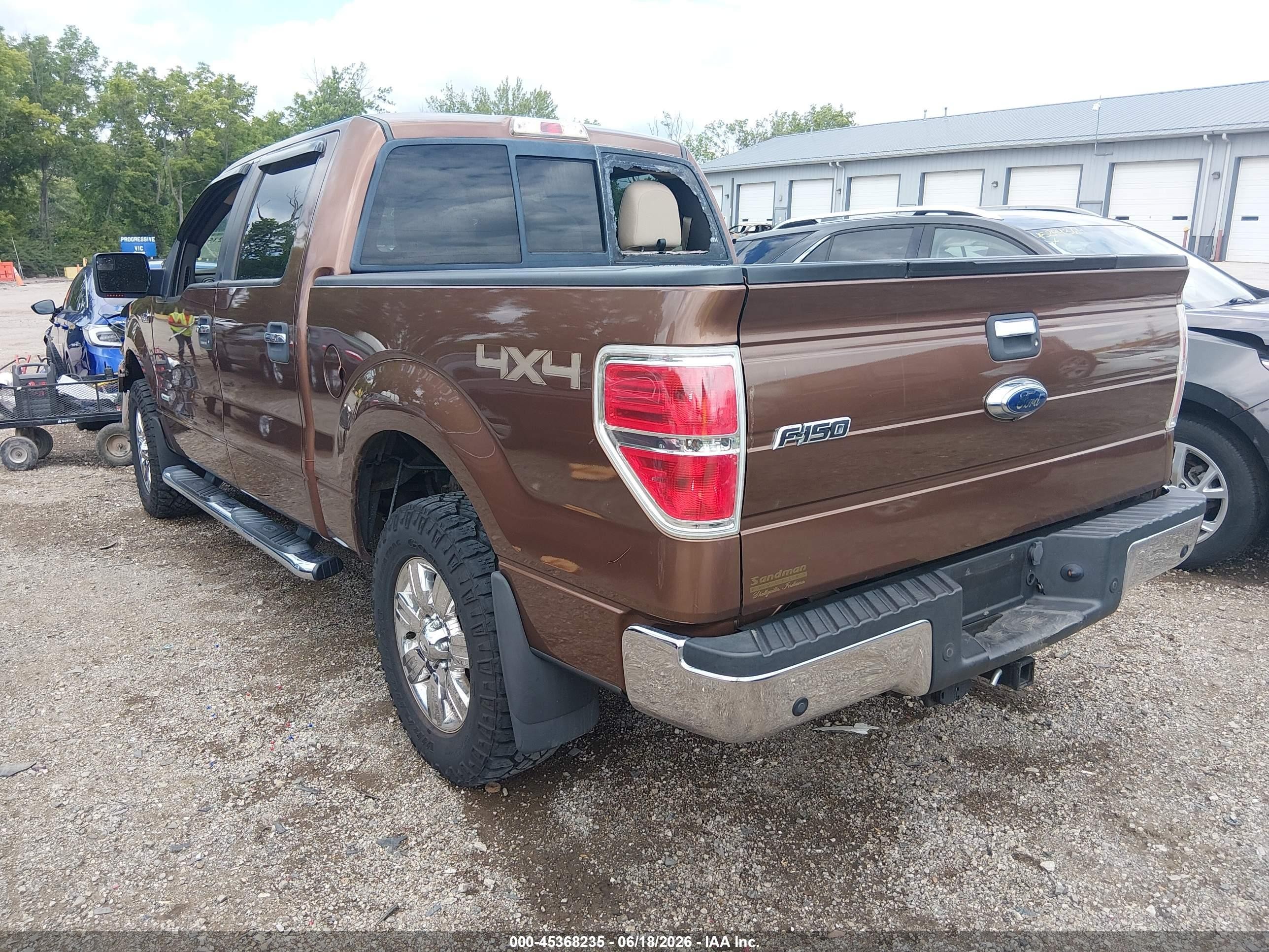 2012 Ford F-150 Xlt Brown vin: 1FTFW1ET2CFA38638