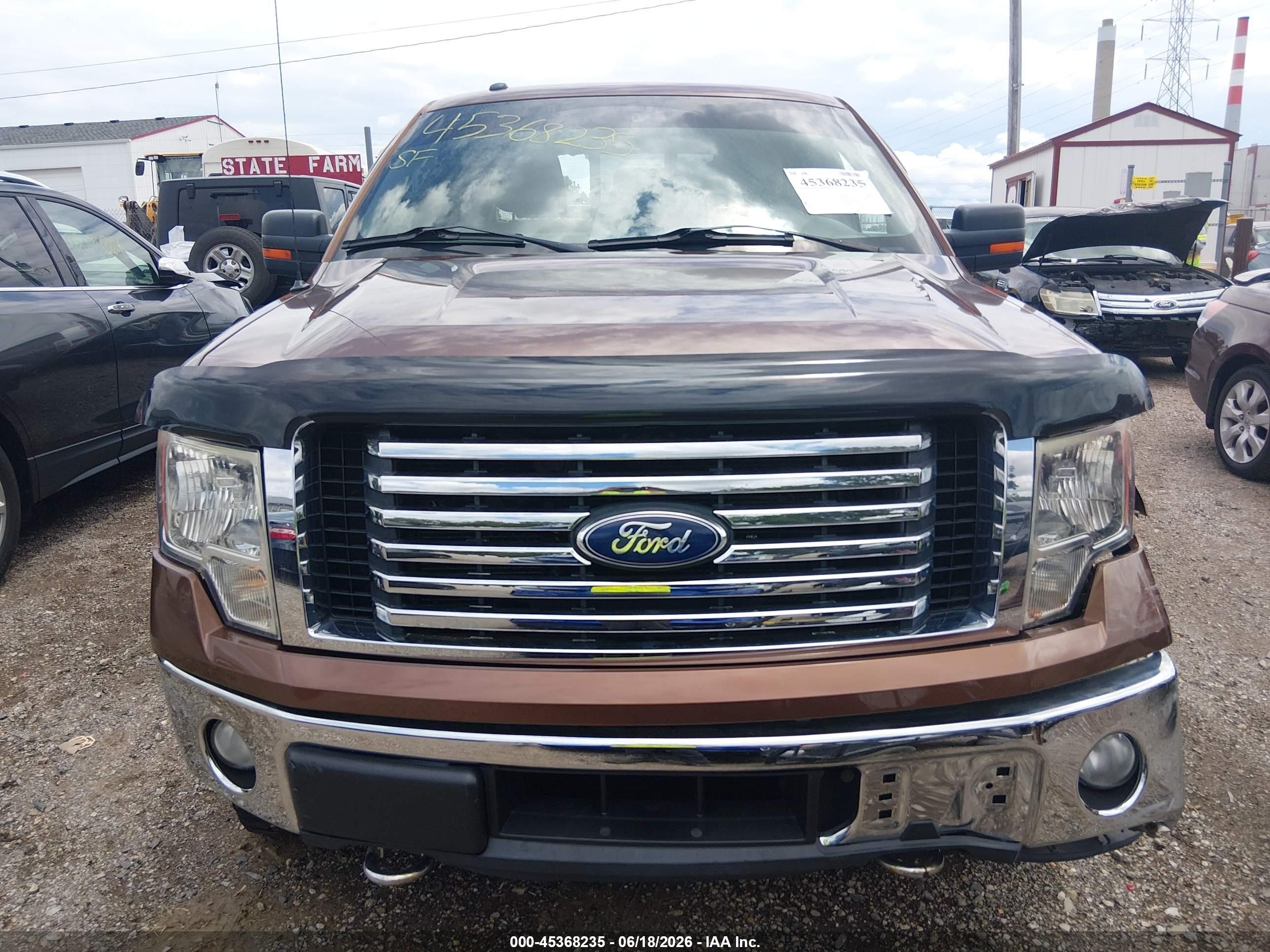 2012 Ford F-150 Xlt Brown vin: 1FTFW1ET2CFA38638