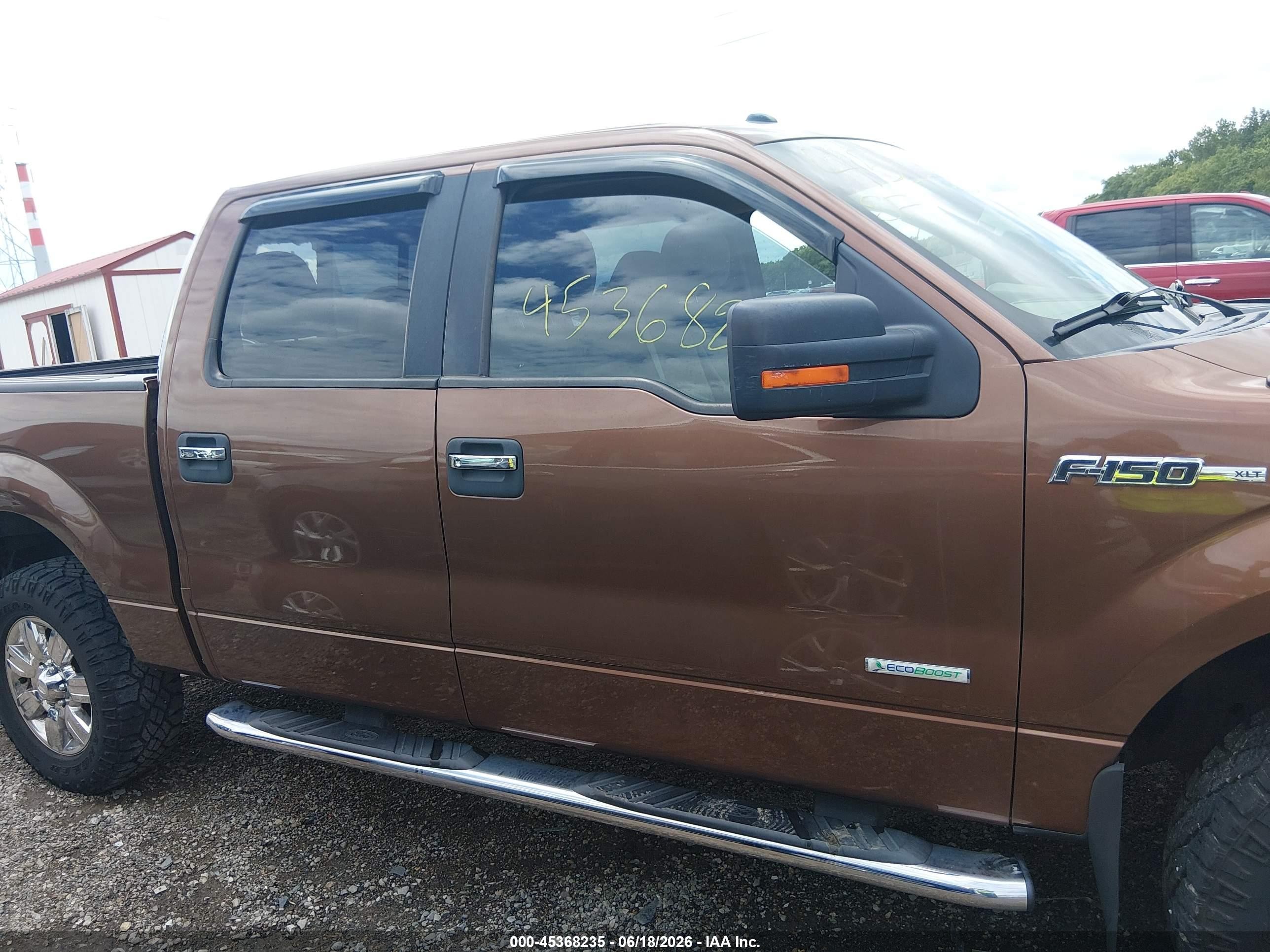 2012 Ford F-150 Xlt Brown vin: 1FTFW1ET2CFA38638