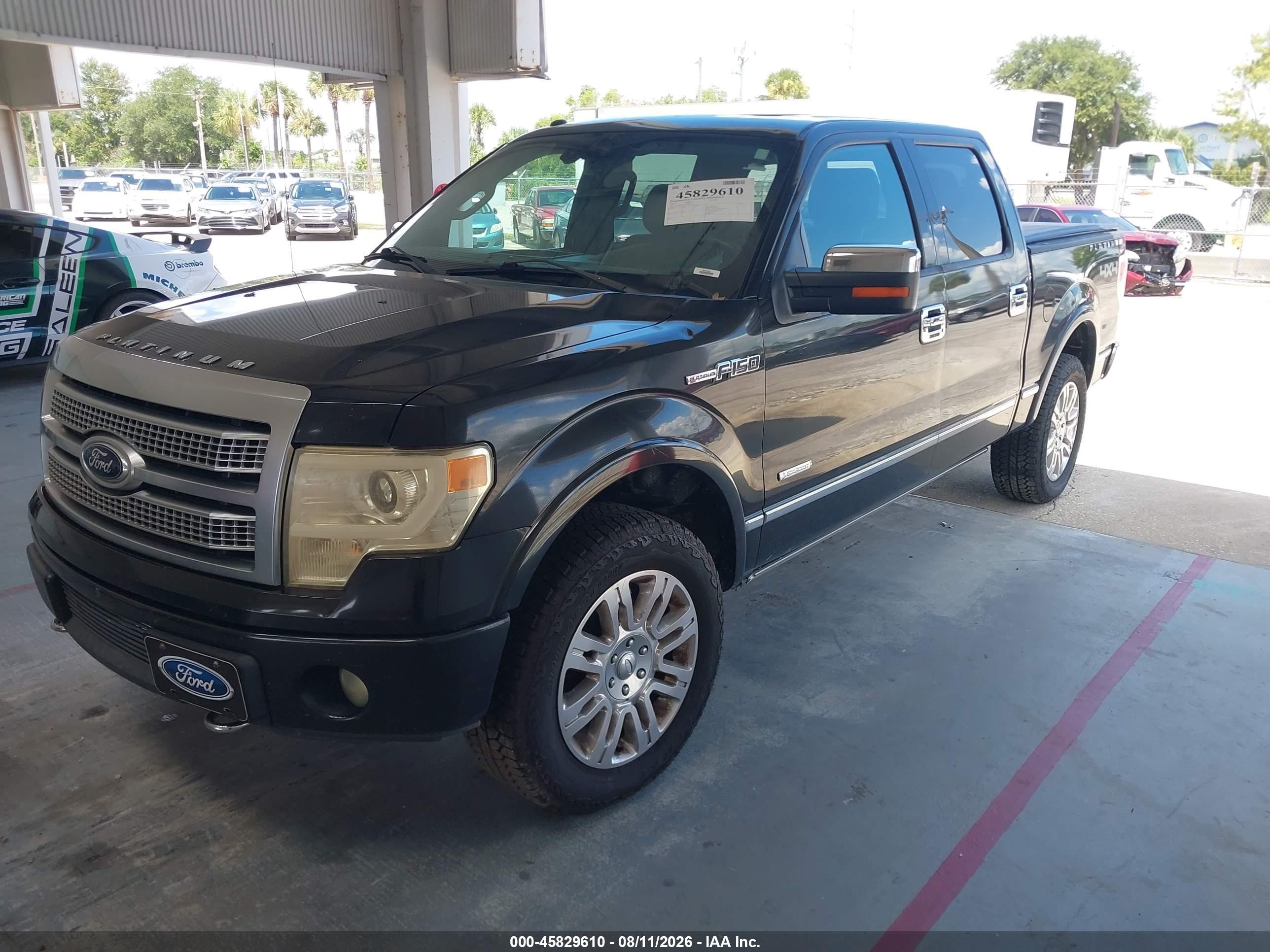 2012 Ford F-150 Platinum Black vin: 1FTFW1ET2CFA81733