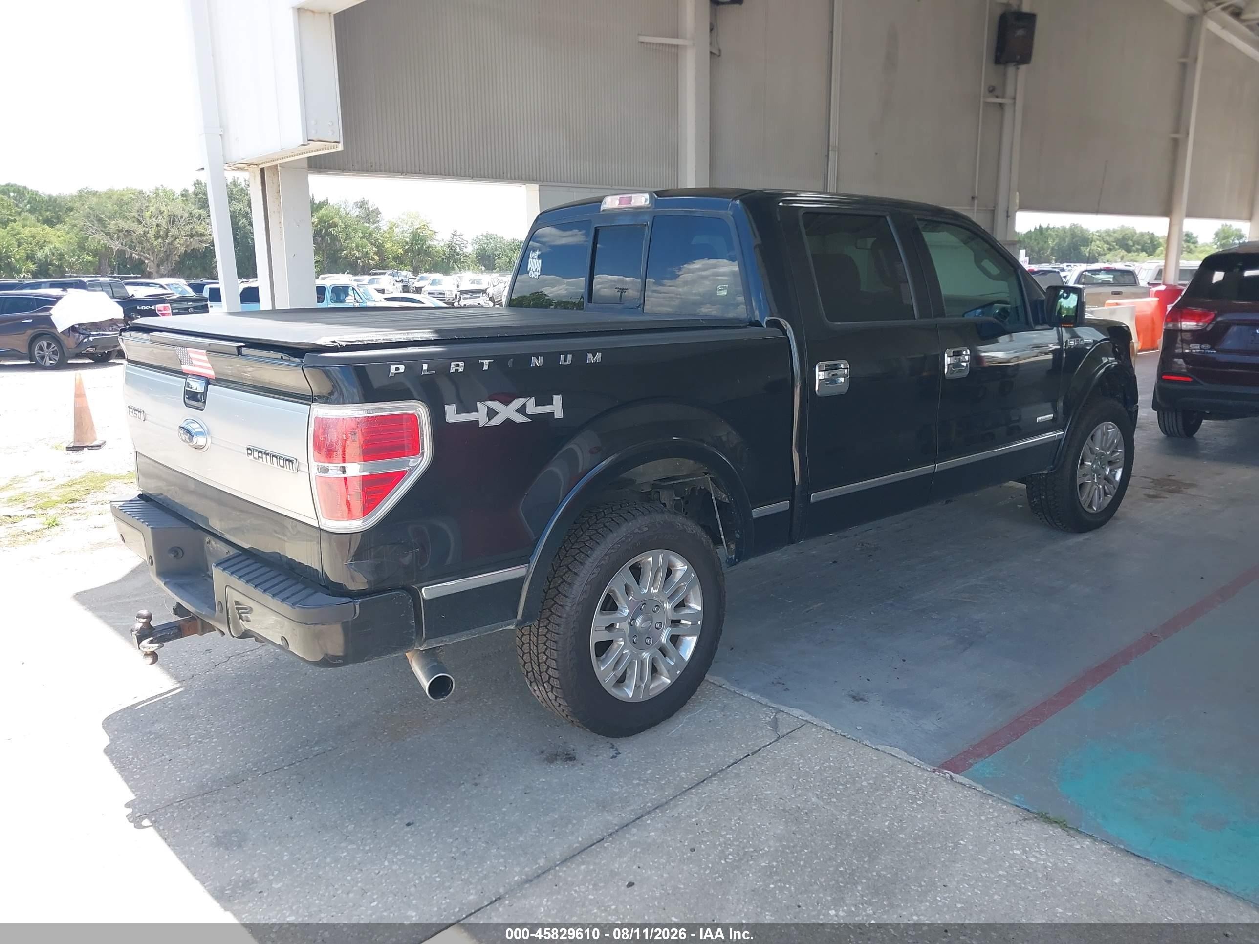 2012 Ford F-150 Platinum Black vin: 1FTFW1ET2CFA81733