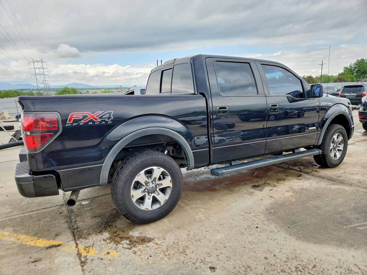 2012 Ford F150 Supercrew Black vin: 1FTFW1ET2CFA86947