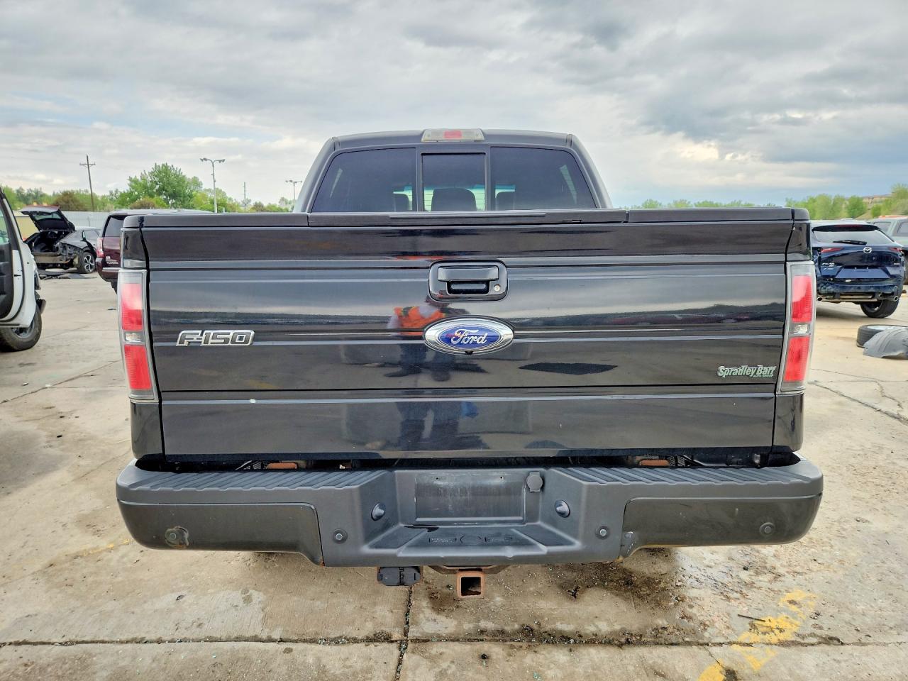 2012 Ford F150 Supercrew Black vin: 1FTFW1ET2CFA86947