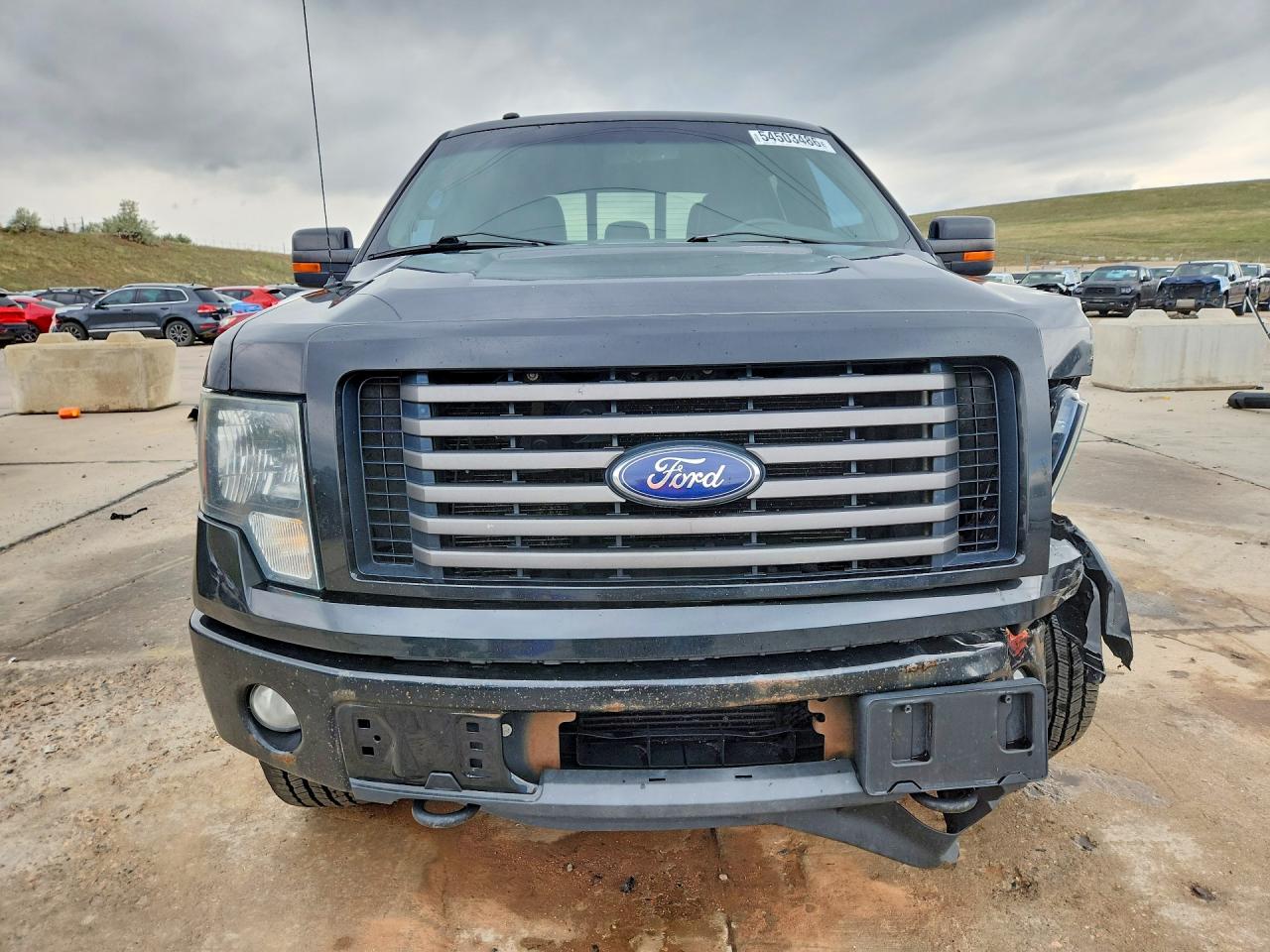 2012 Ford F150 Supercrew Black vin: 1FTFW1ET2CFA86947