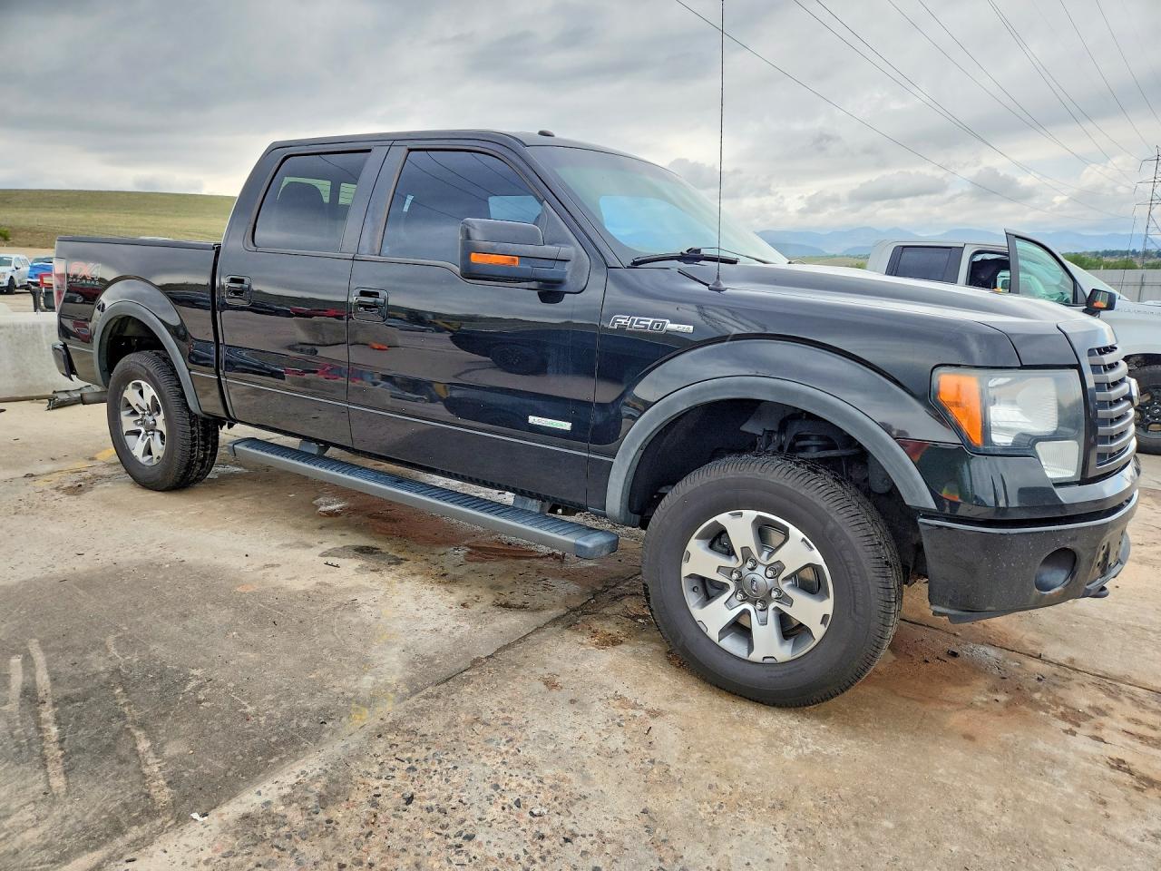 2012 Ford F150 Supercrew Black vin: 1FTFW1ET2CFA86947