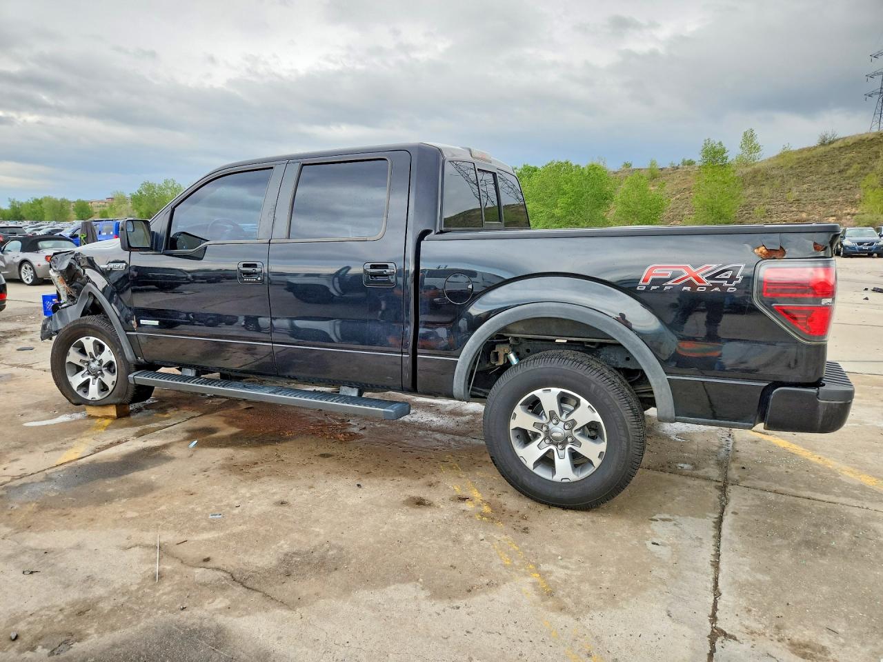 2012 Ford F150 Supercrew Black vin: 1FTFW1ET2CFA86947