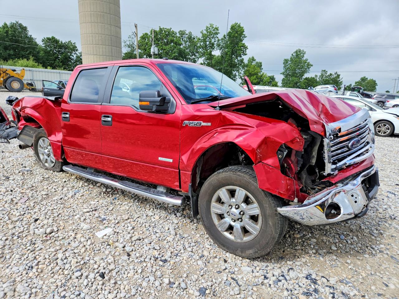 2012 Ford F150 Supercrew Red vin: 1FTFW1ET2CFA93168