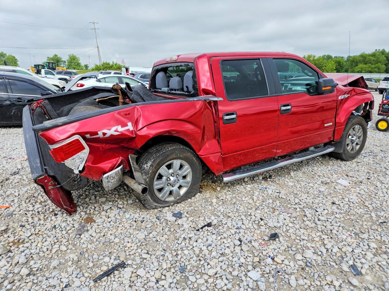 2012 Ford F150 Supercrew Red vin: 1FTFW1ET2CFA93168