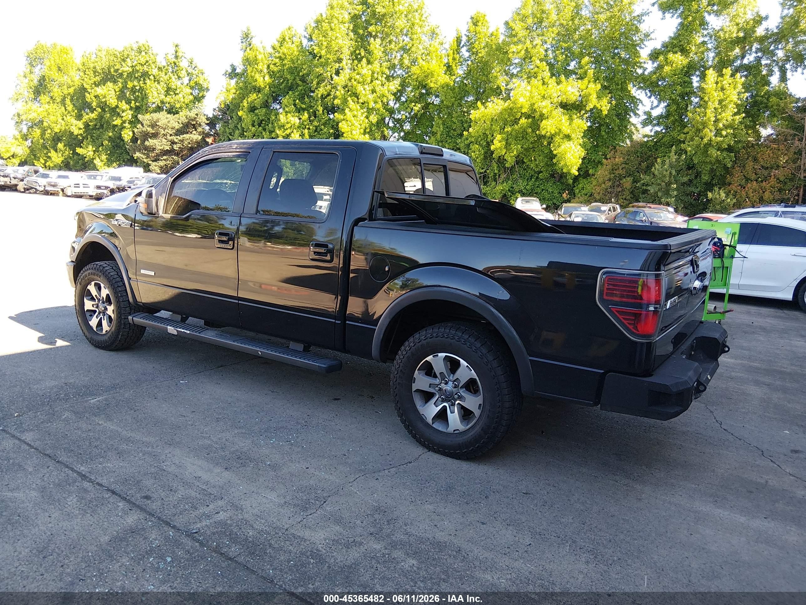 2012 Ford F-150 Fx4 Black vin: 1FTFW1ET2CFB26072
