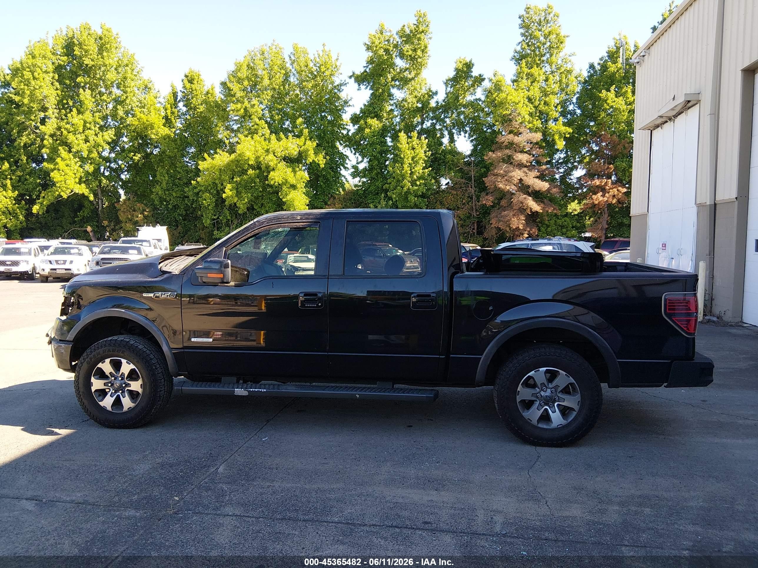 2012 Ford F-150 Fx4 Black vin: 1FTFW1ET2CFB26072