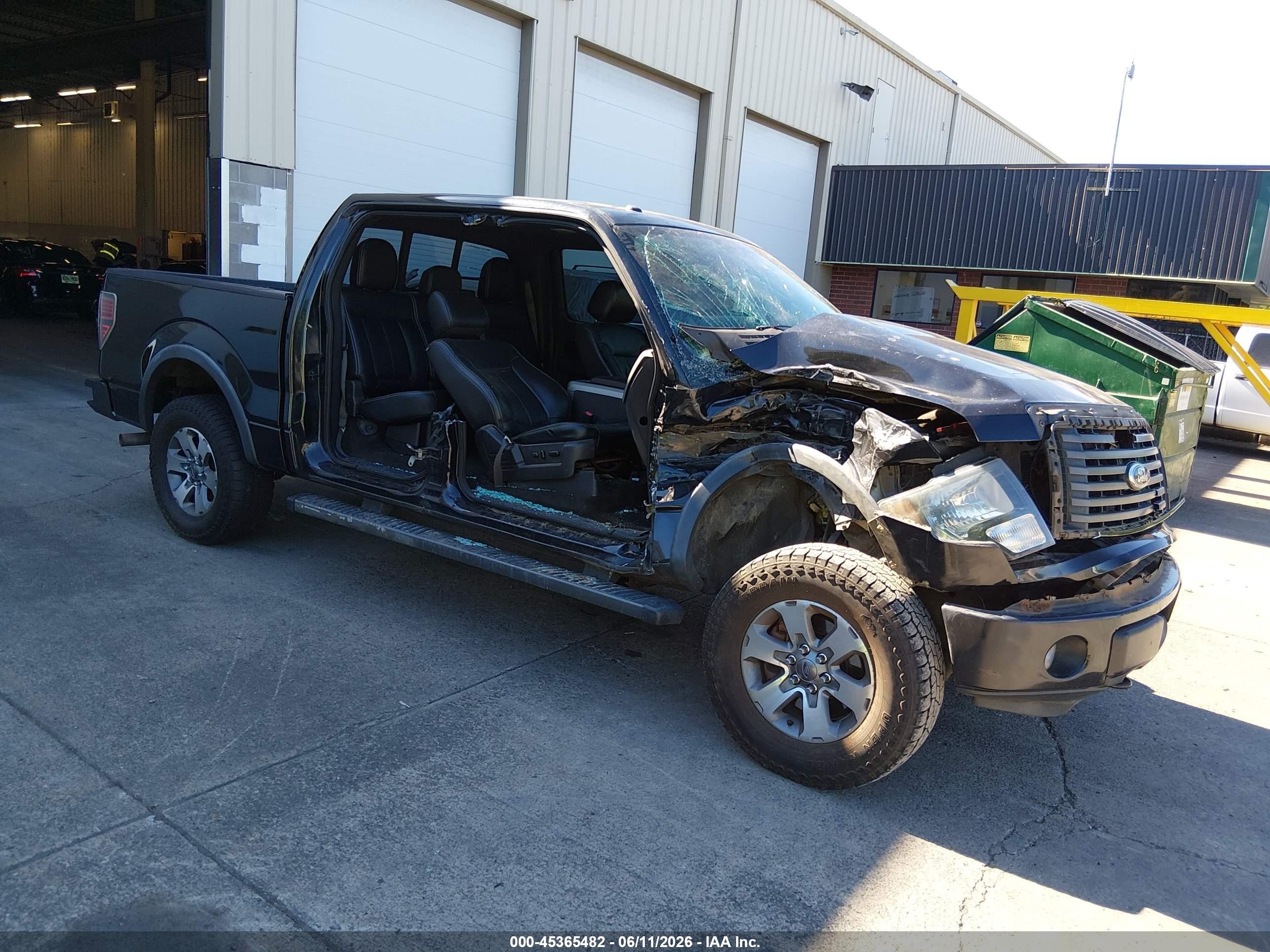 2012 Ford F-150 Fx4 Black vin: 1FTFW1ET2CFB26072