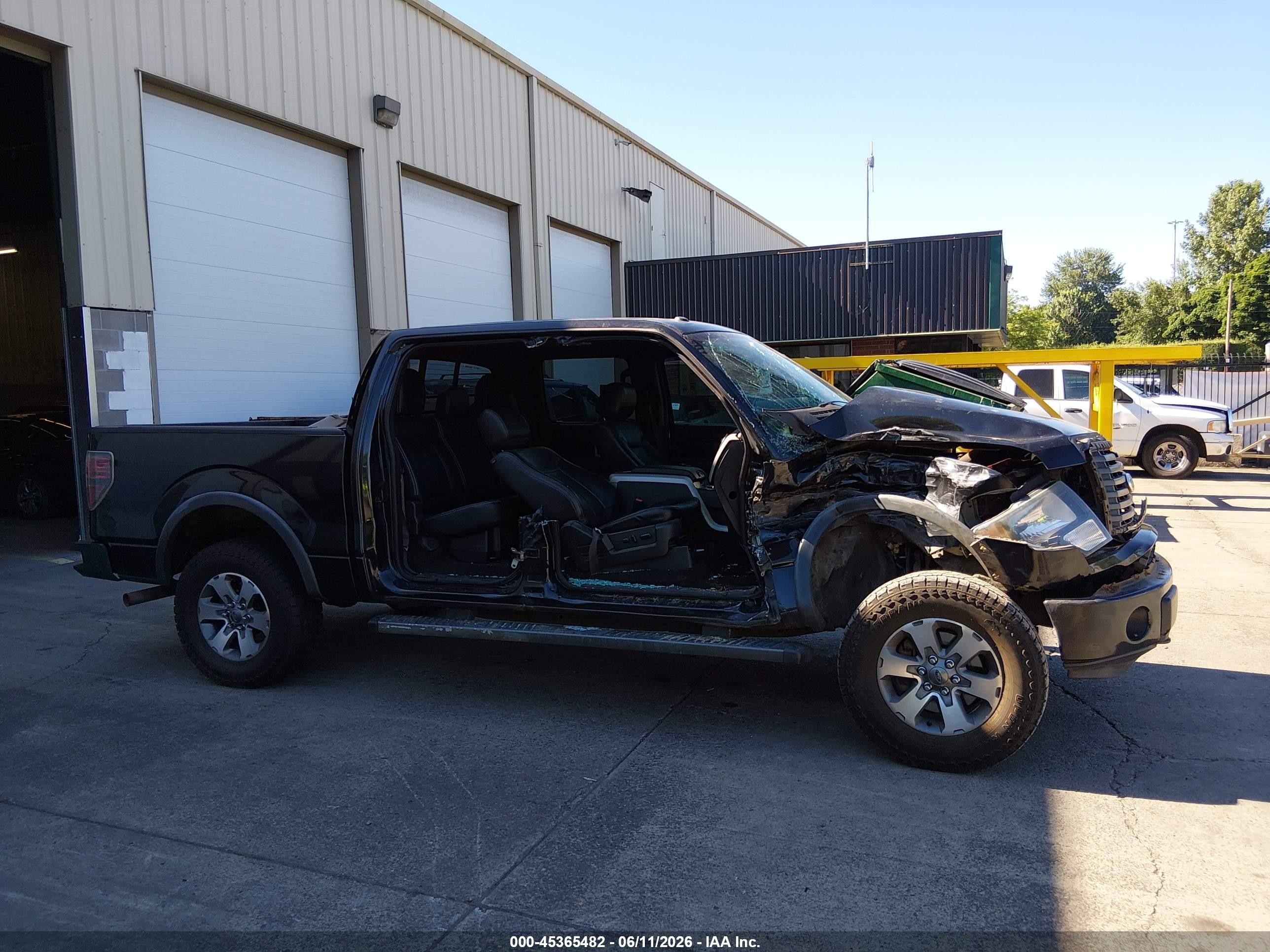 2012 Ford F-150 Fx4 Black vin: 1FTFW1ET2CFB26072