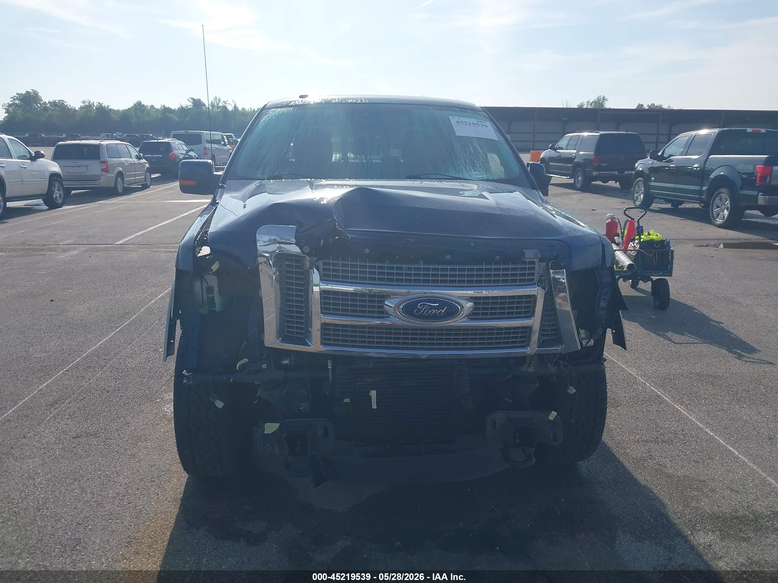 2012 Ford F-150 Lariat Blue vin: 1FTFW1ET2CFC17620