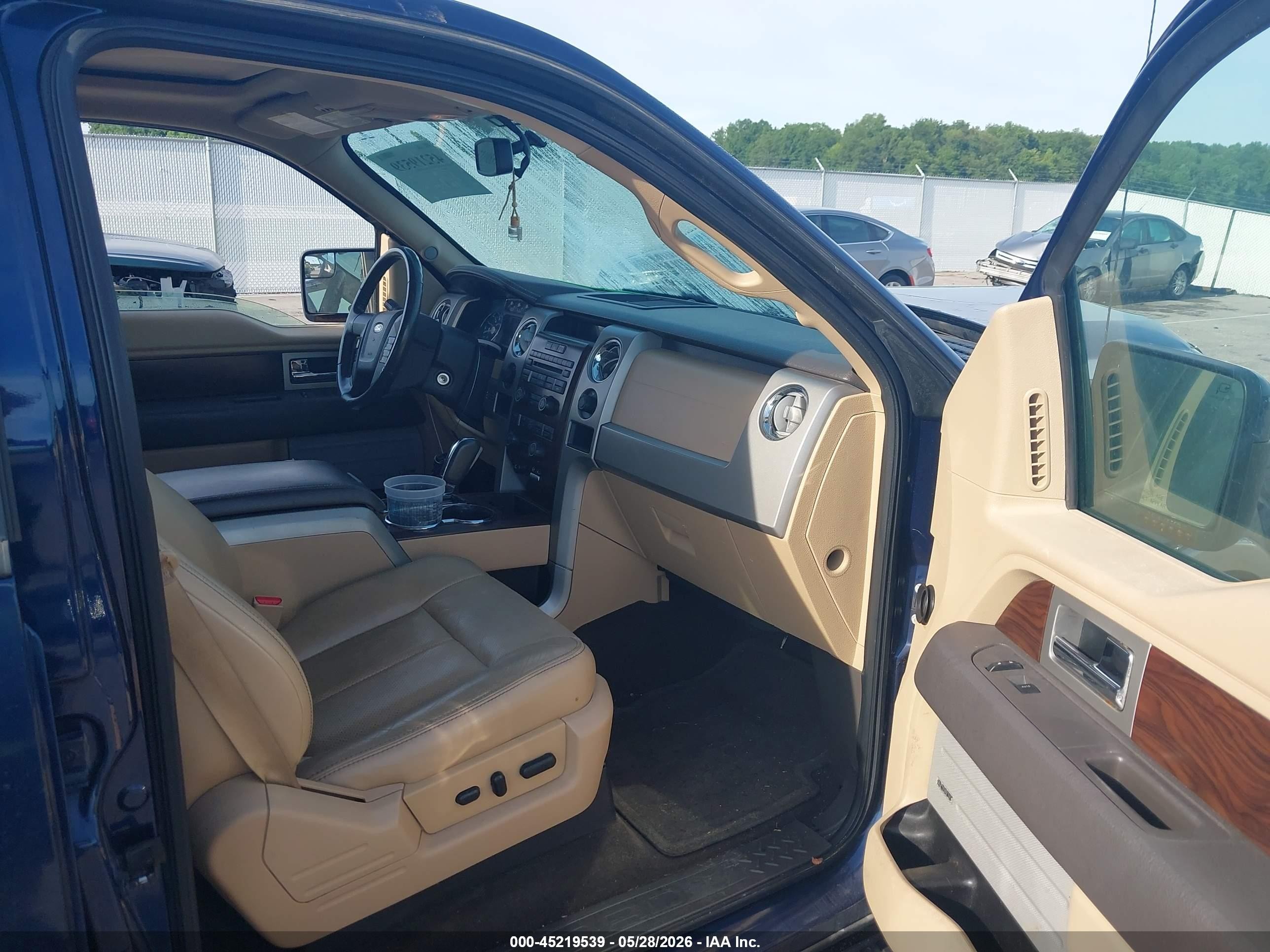 2012 Ford F-150 Lariat Blue vin: 1FTFW1ET2CFC17620