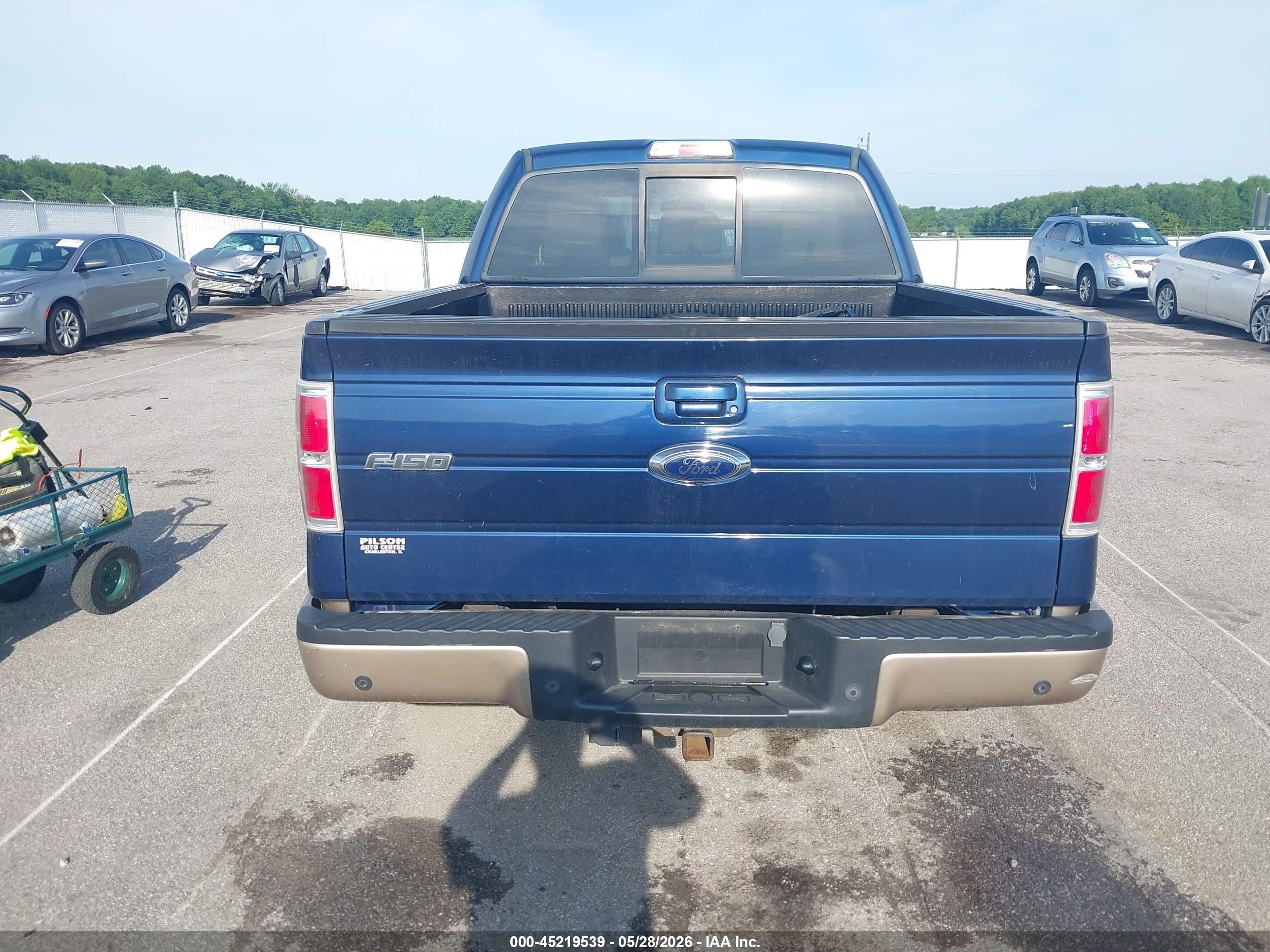 2012 Ford F-150 Lariat Blue vin: 1FTFW1ET2CFC17620