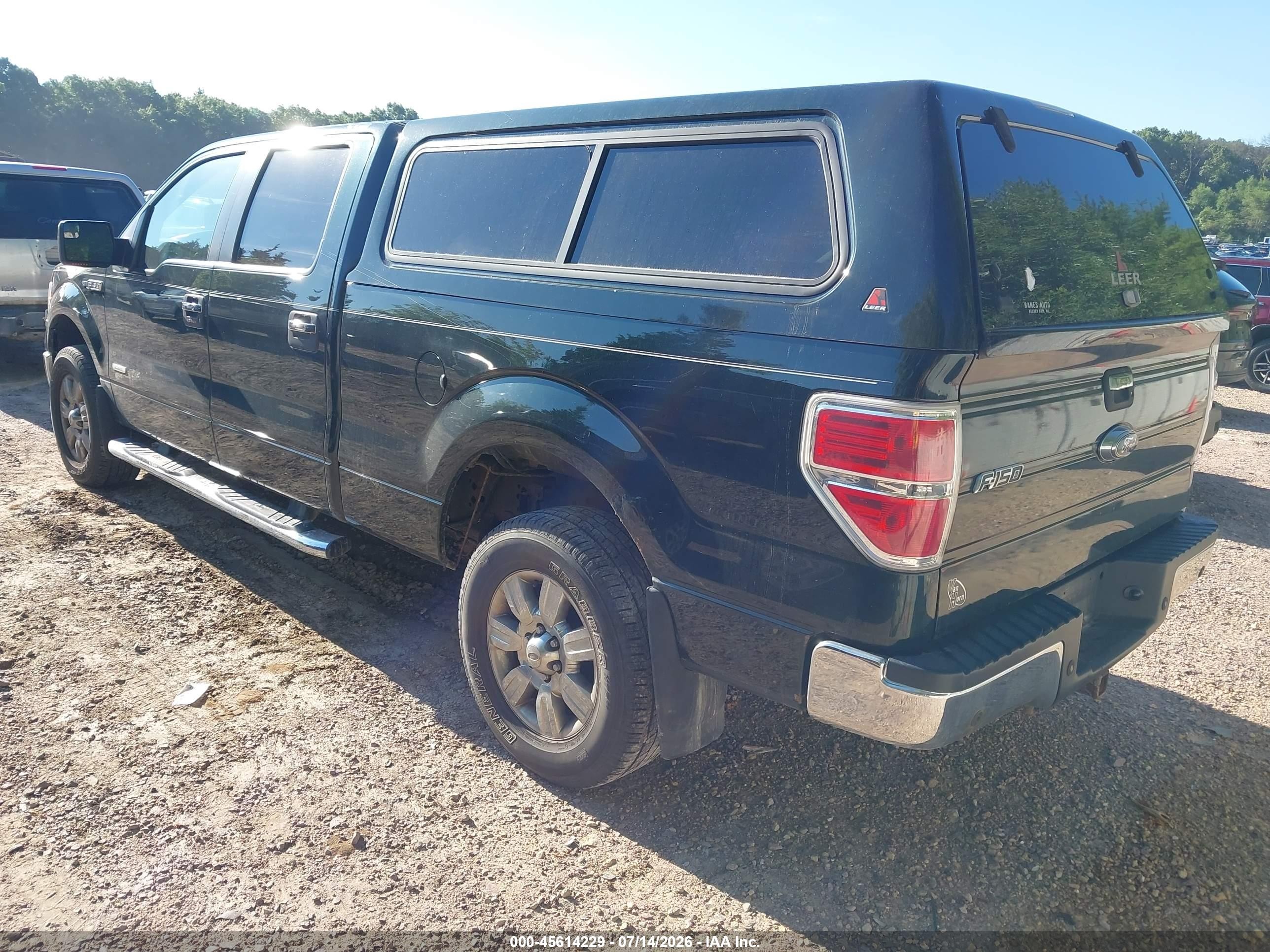 2012 Ford F-150 Xlt Green vin: 1FTFW1ET2CFD05213