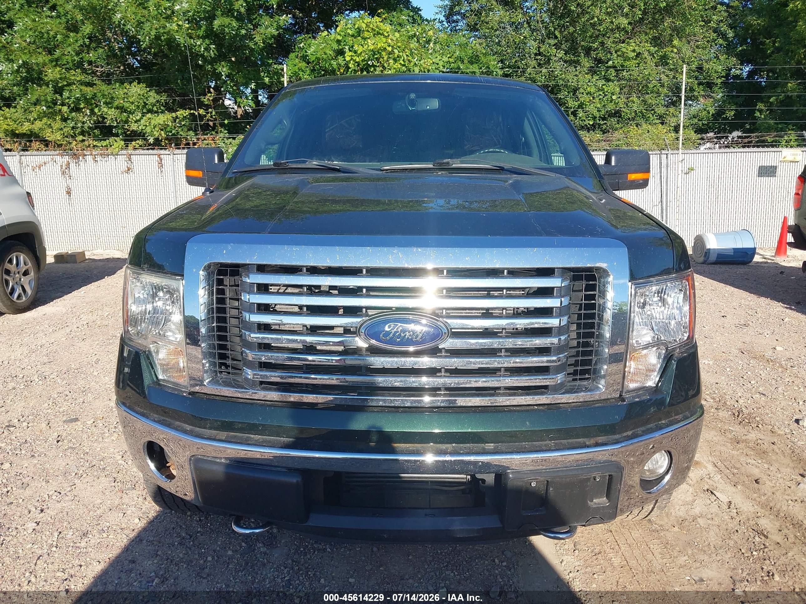 2012 Ford F-150 Xlt Green vin: 1FTFW1ET2CFD05213