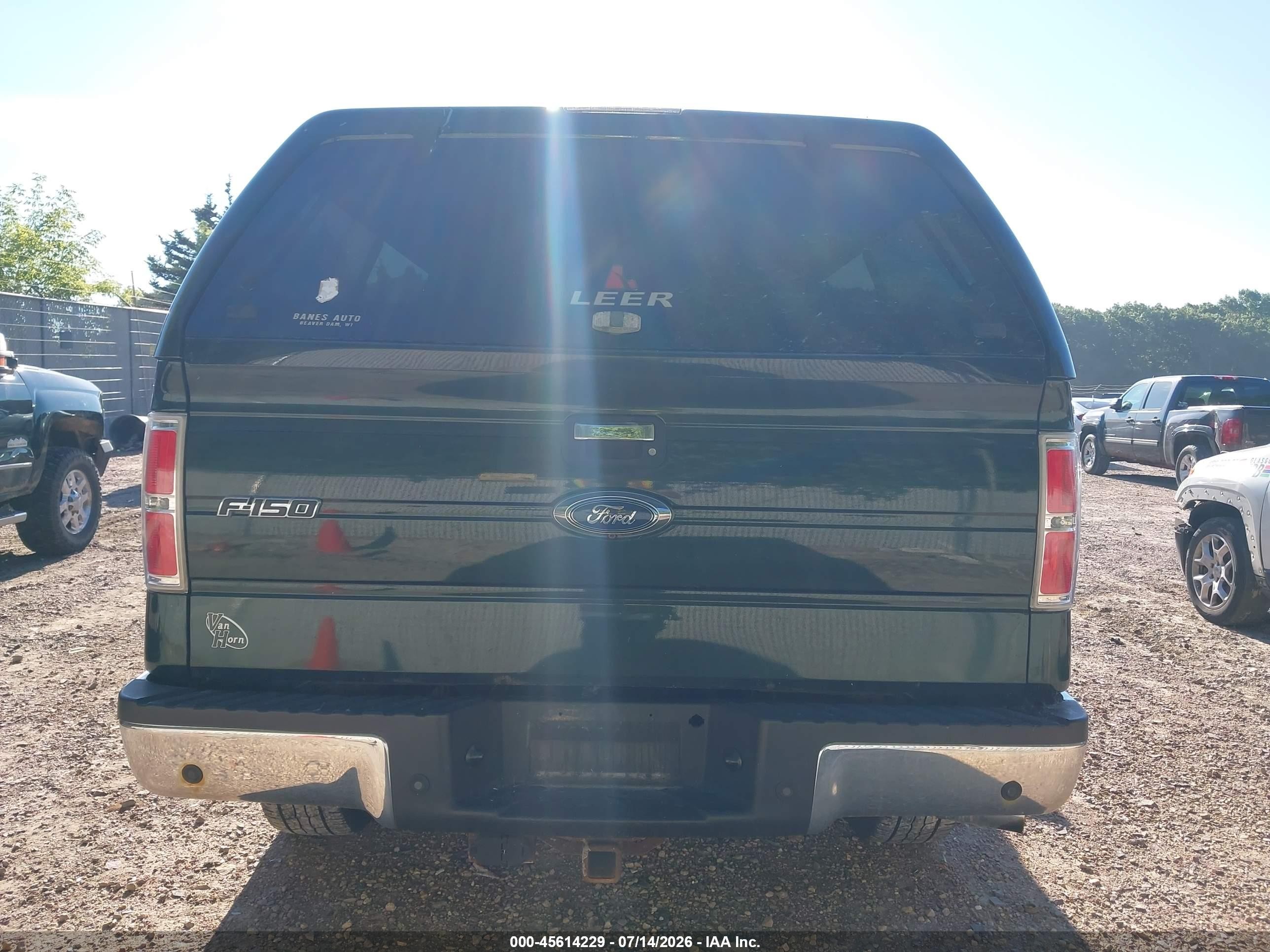 2012 Ford F-150 Xlt Green vin: 1FTFW1ET2CFD05213