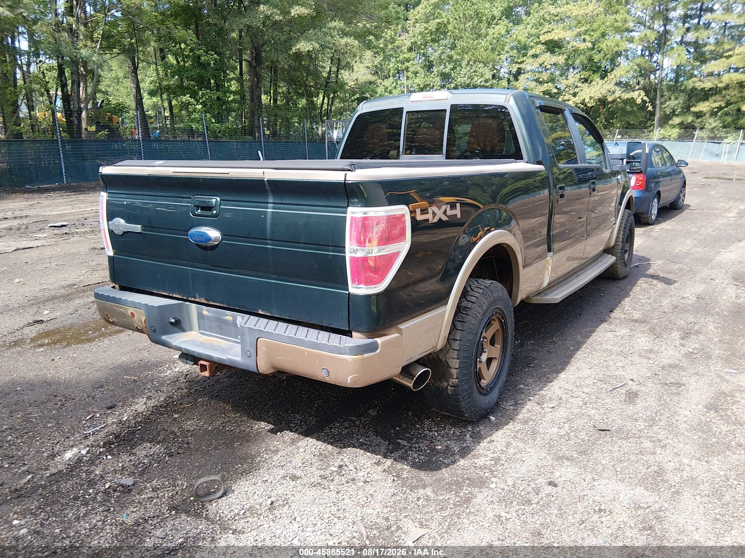 2012 Ford F-150 King Ranch Green vin: 1FTFW1ET2CKD42057