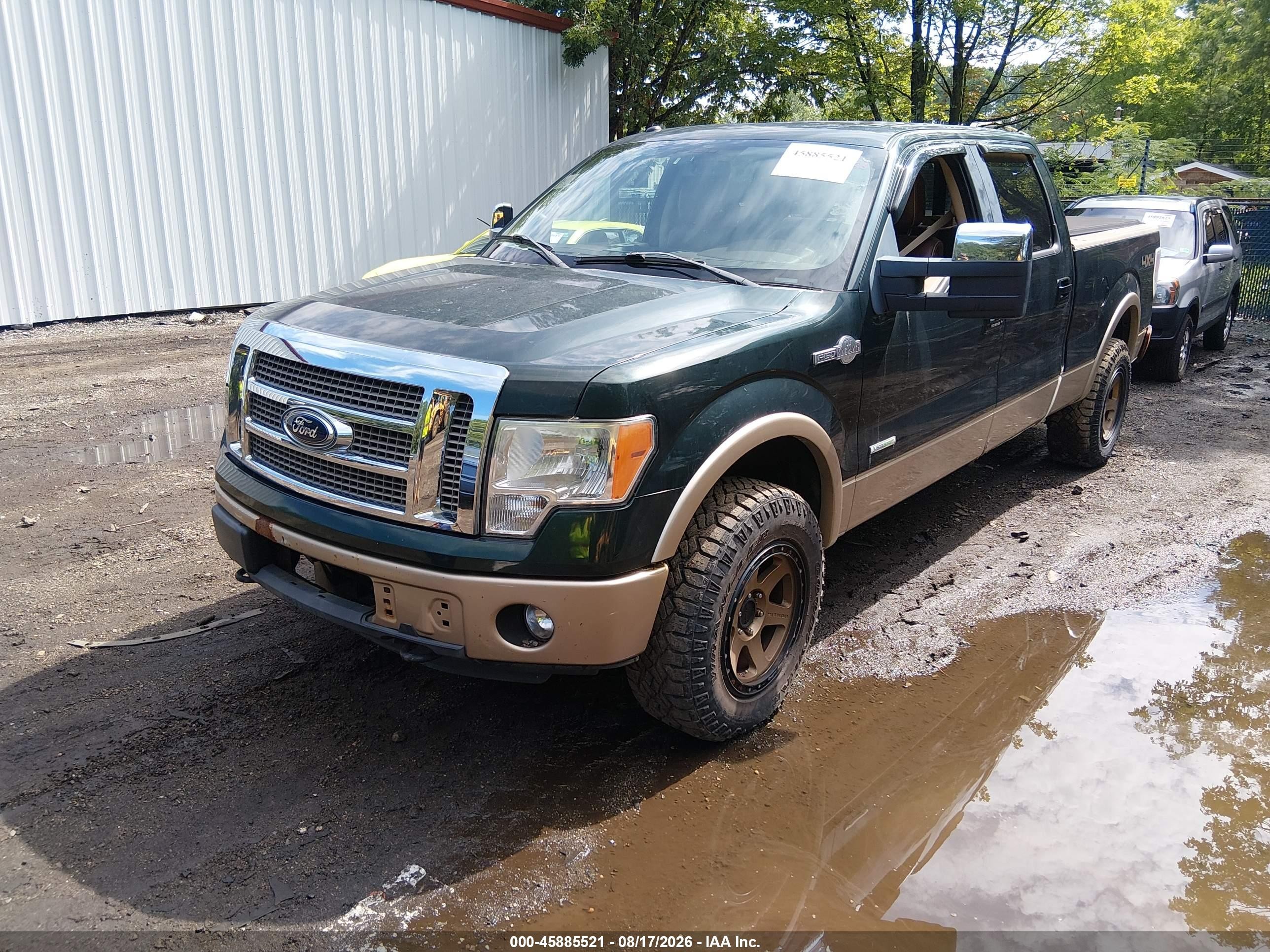 2012 Ford F-150 King Ranch Green vin: 1FTFW1ET2CKD42057