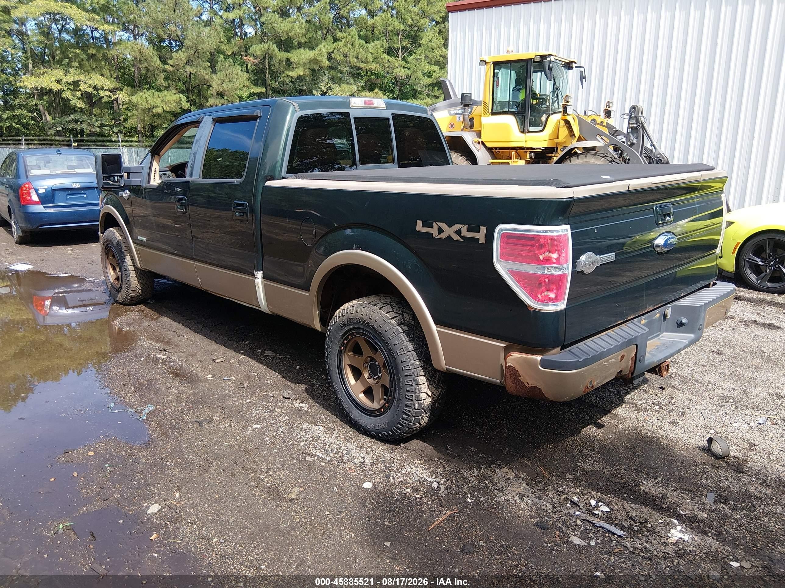 2012 Ford F-150 King Ranch Green vin: 1FTFW1ET2CKD42057